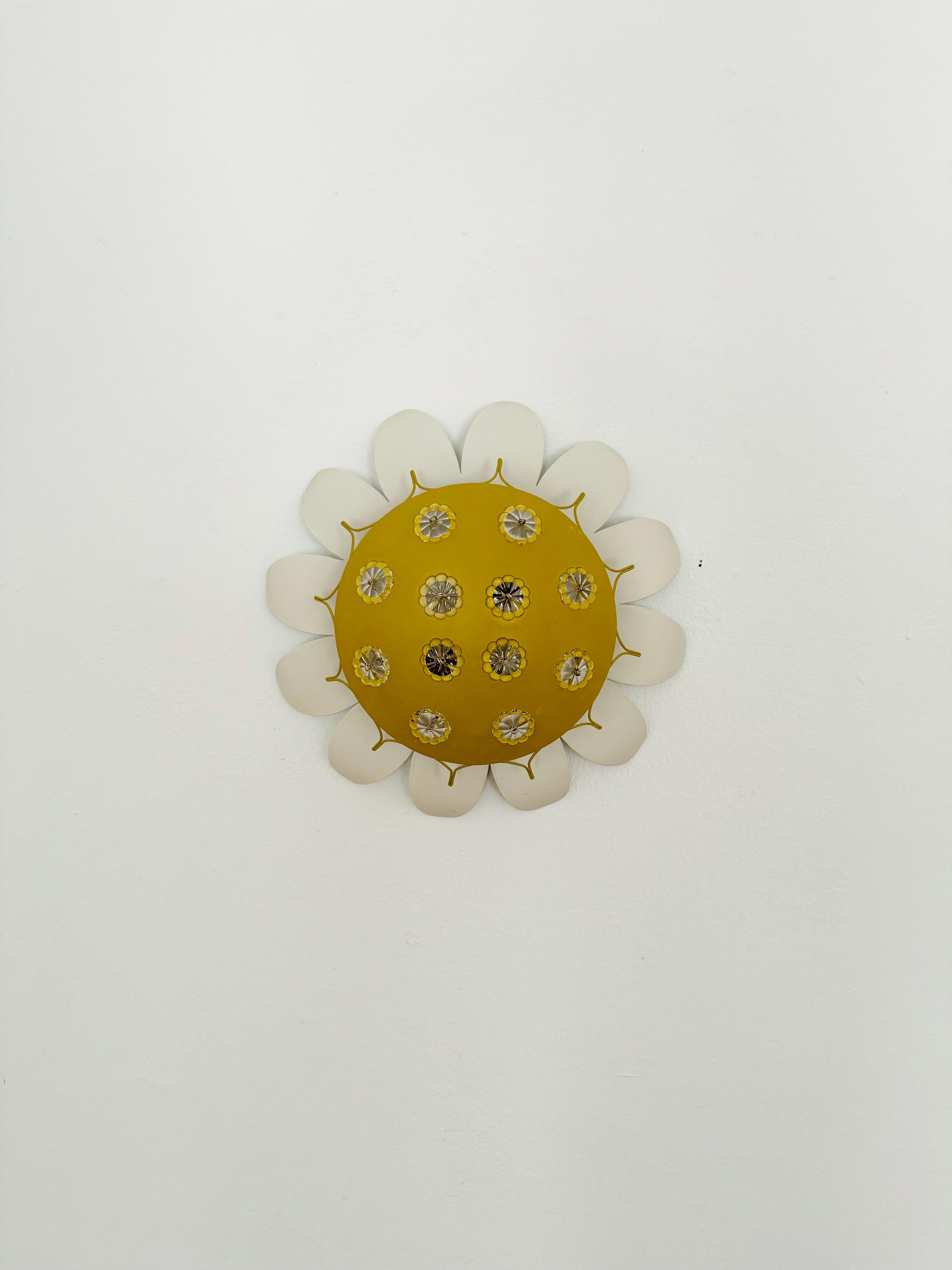 Lámpara de pared o aplique floral de Emil Stejnar para Rupert Nikoll Austríaco en venta