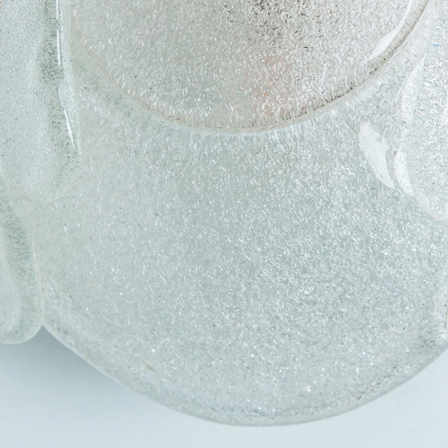 Florale Wandleuchte Murano Glas Barovier & Toso, Italien, 1969 (Sonstiges) im Angebot