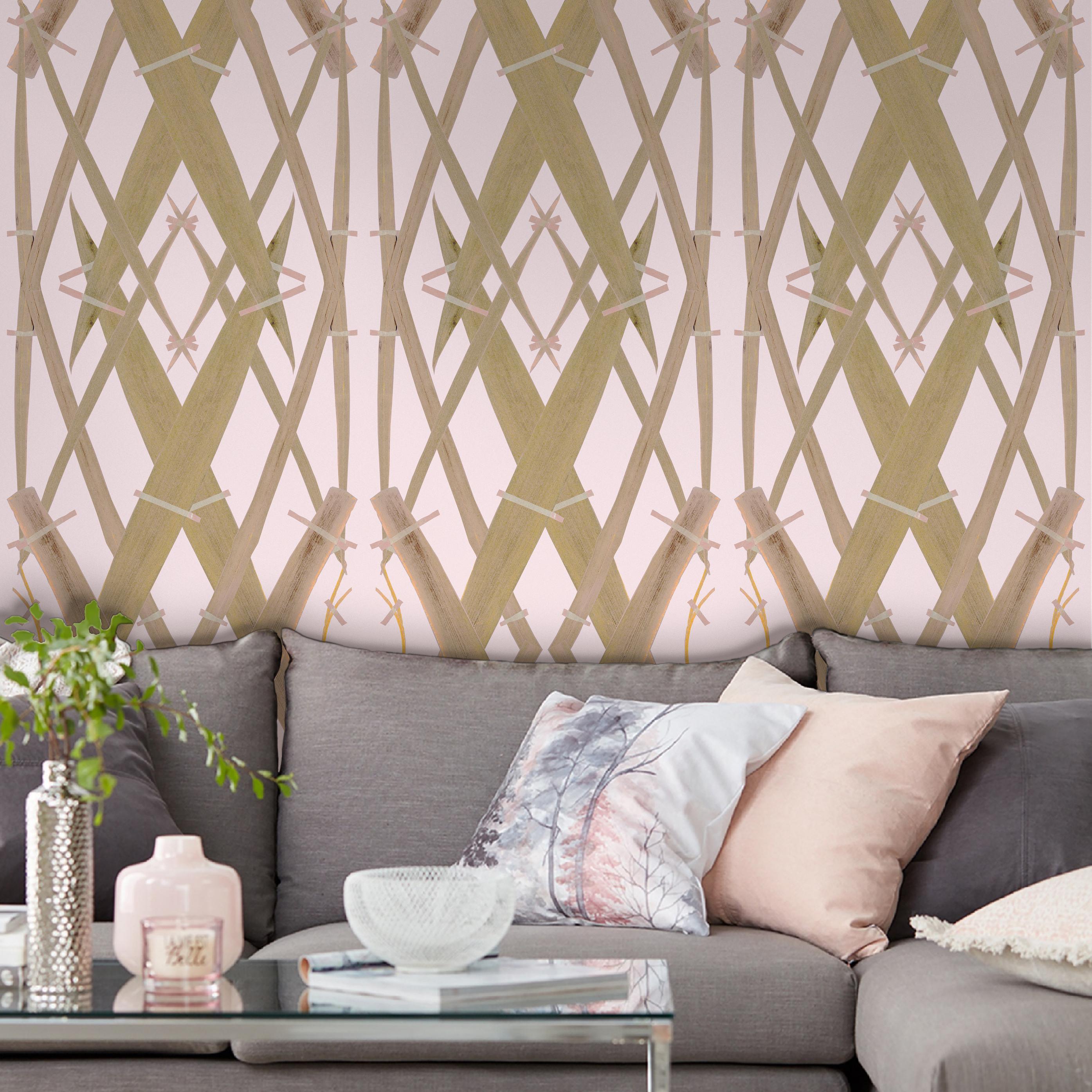 MINIMUM ORDER 4 ROLLS FOR A TOTAL OF 44 YARDS.

Based on our collection of antique herbarium albums from The Netherlands the resulting designs weave the plant specimens into new patterns.
This range is both traditional and modern, and updates the