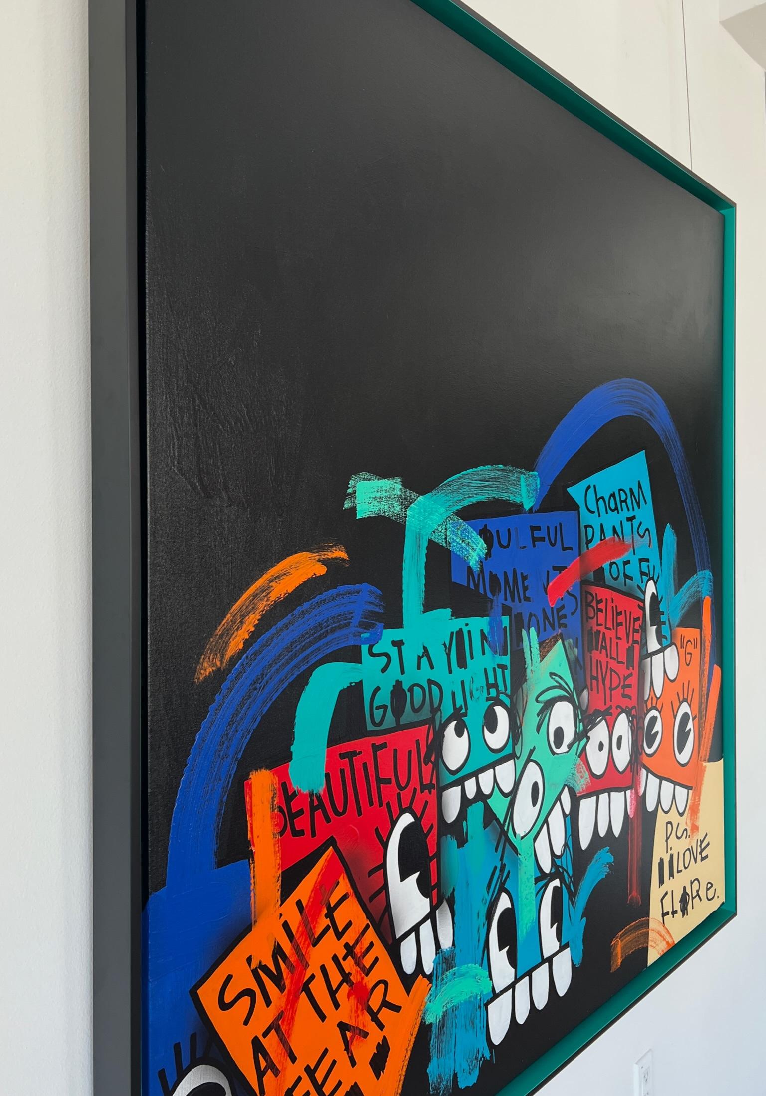 The Soul - Contemporary Painting by Flore