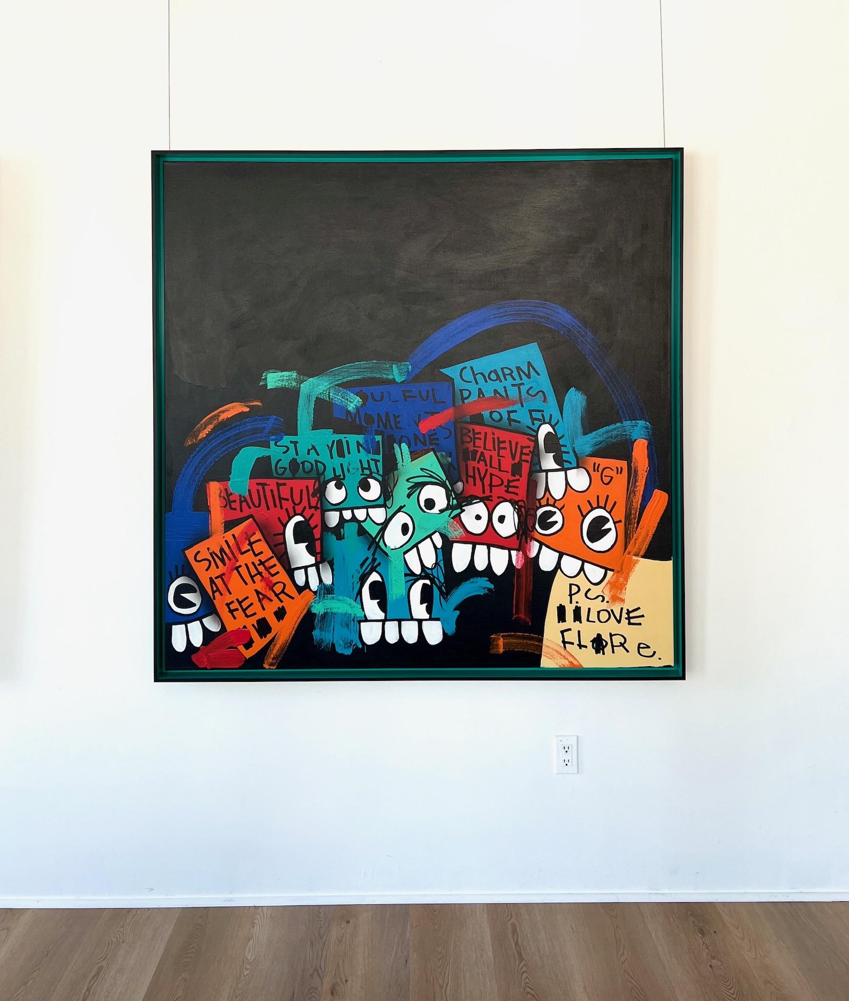 Flore
The Soul, 2022
60 x 60 inches
Acrylic on canvas
This piece is unique
Signed by artist
Framed

Currently on display at Art Angels Los Angeles