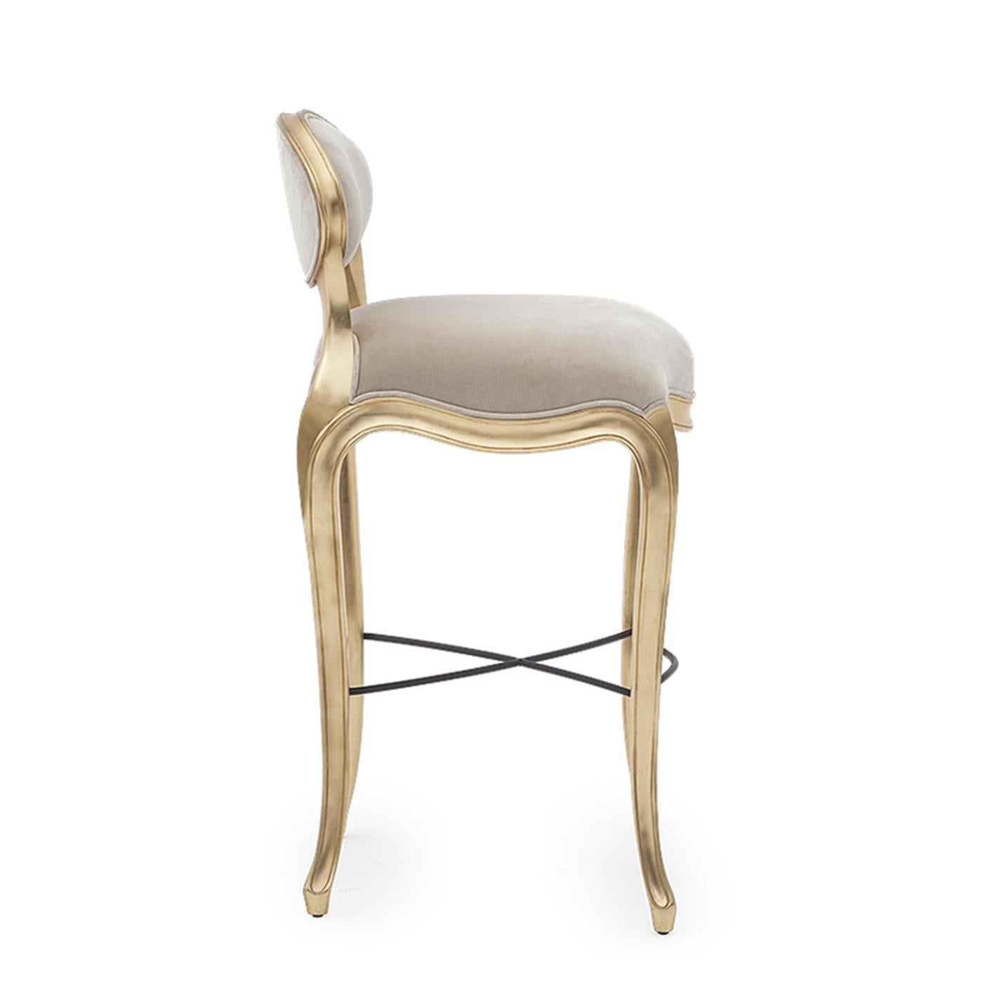 English Flore Barstool For Sale