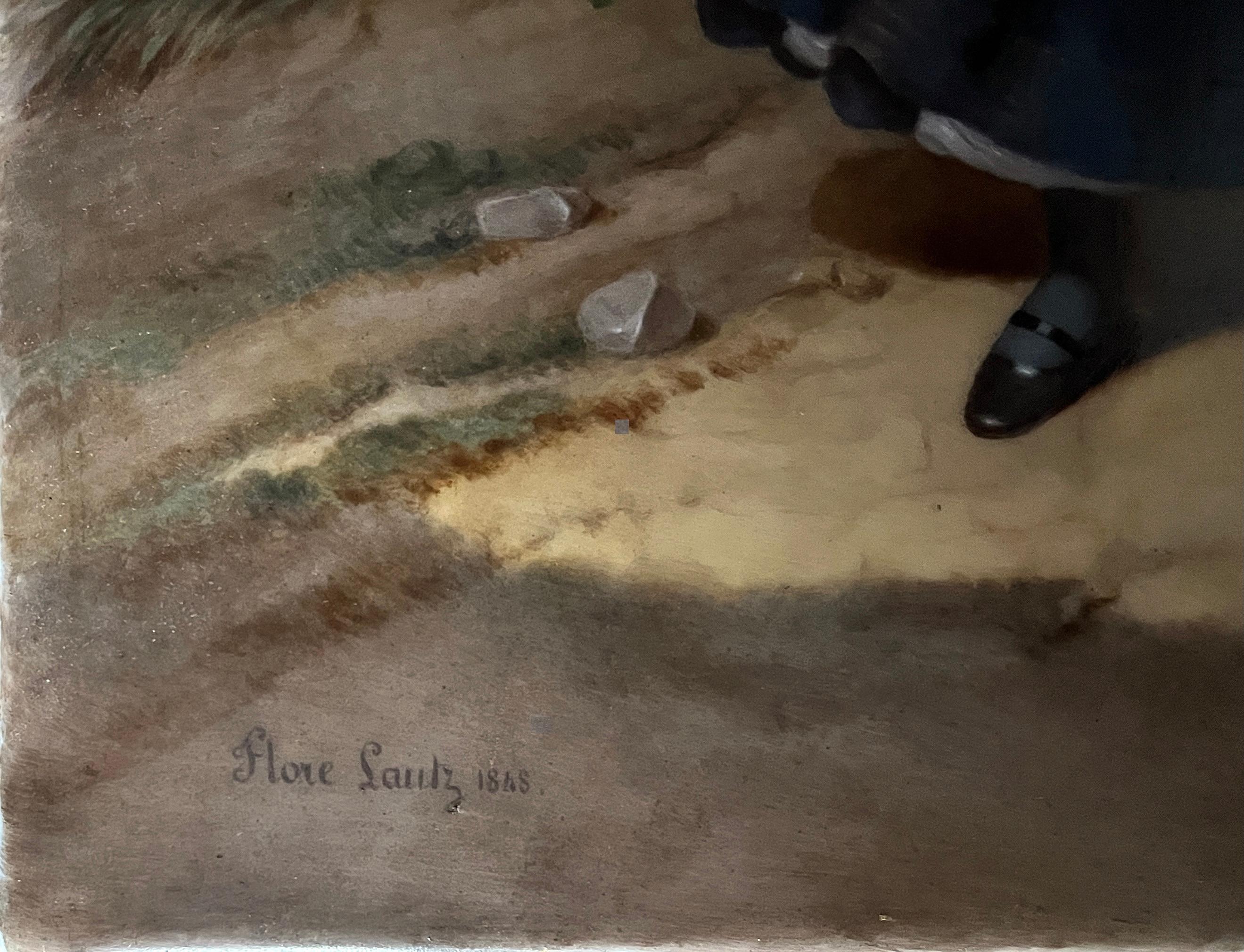 The Departure - Painting by Flore LAUTZ