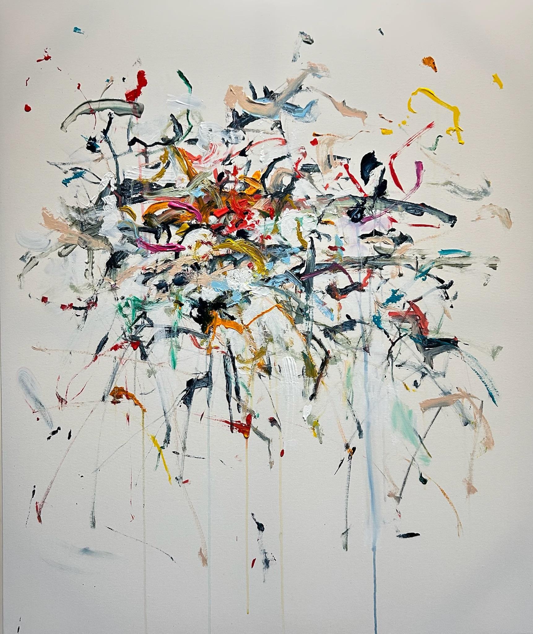 Flore Abstract Painting - Here Comes the Sun