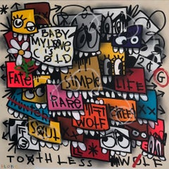 "Hunter" framed in white