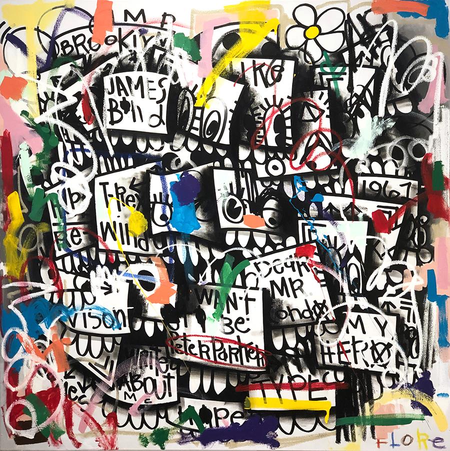 James Bond - Painting by Flore