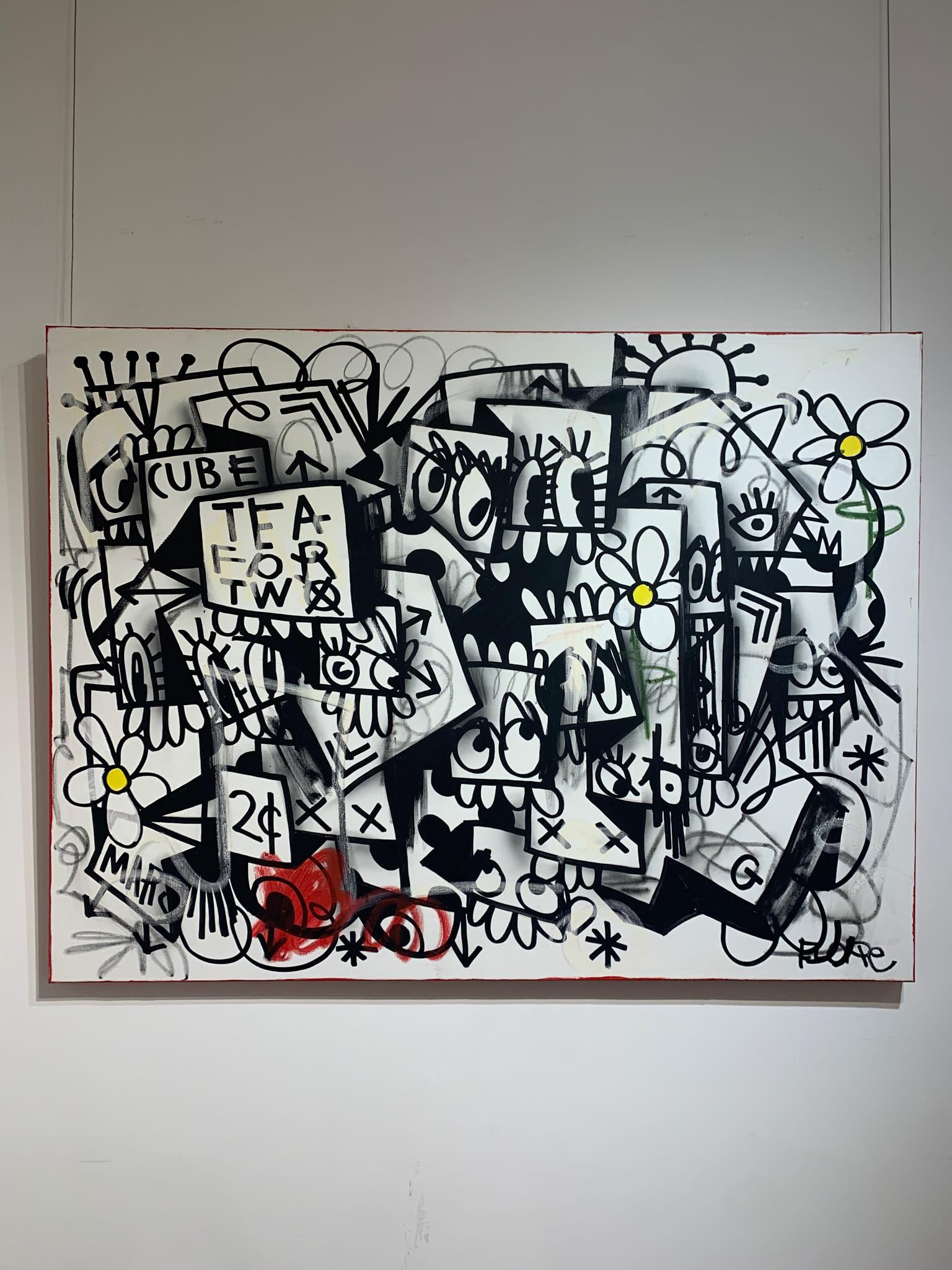 Tee für zwei Personen – Painting von Flore