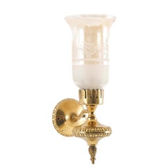 Florence 1930s Art Deco Wall Sconces Attributed to Bruno Chiarini, Murano Glass