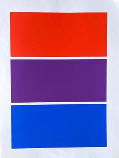 Florence Arnold, American (1900-1994) Colored Screenprint, Signed and Dated 76