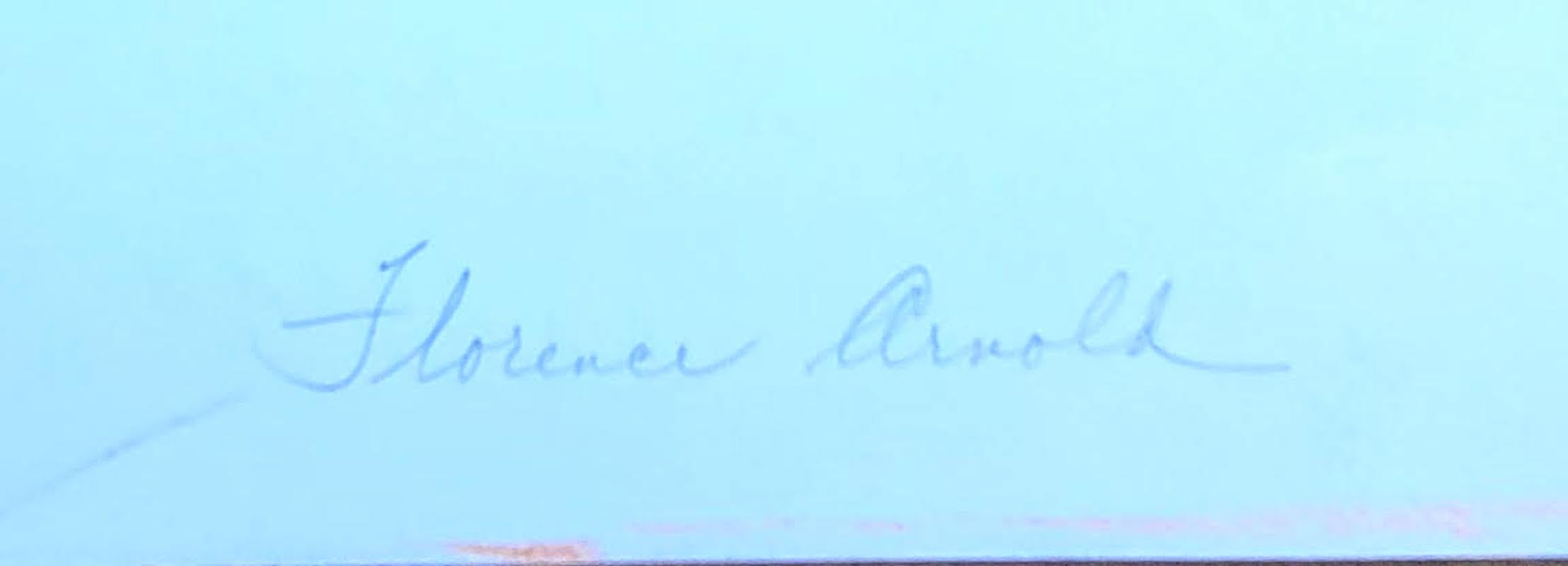 Florence Arnold Farb-Raumteilerdruck, signiert und datiert  im Angebot 6