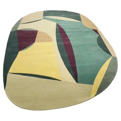 Florence Bourel “Polia Shape” Wool Rug for Toulemonde Bochart, France
