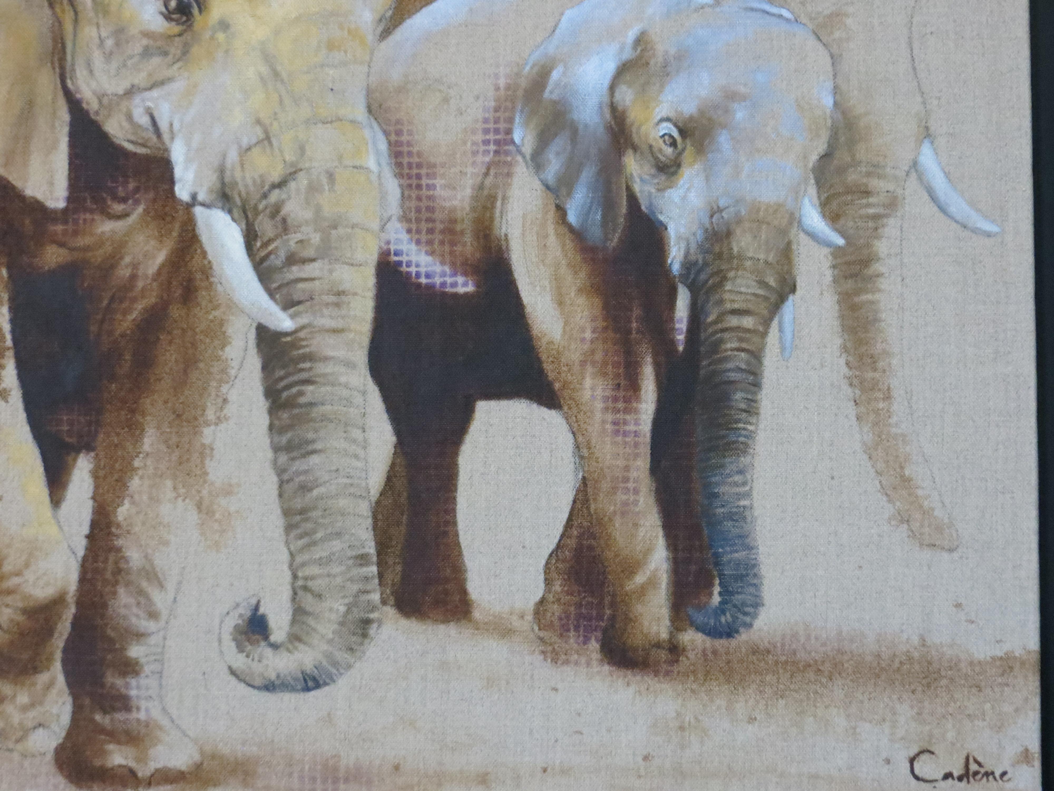 Tutti insieme - Painting di FLORENCE CADENE