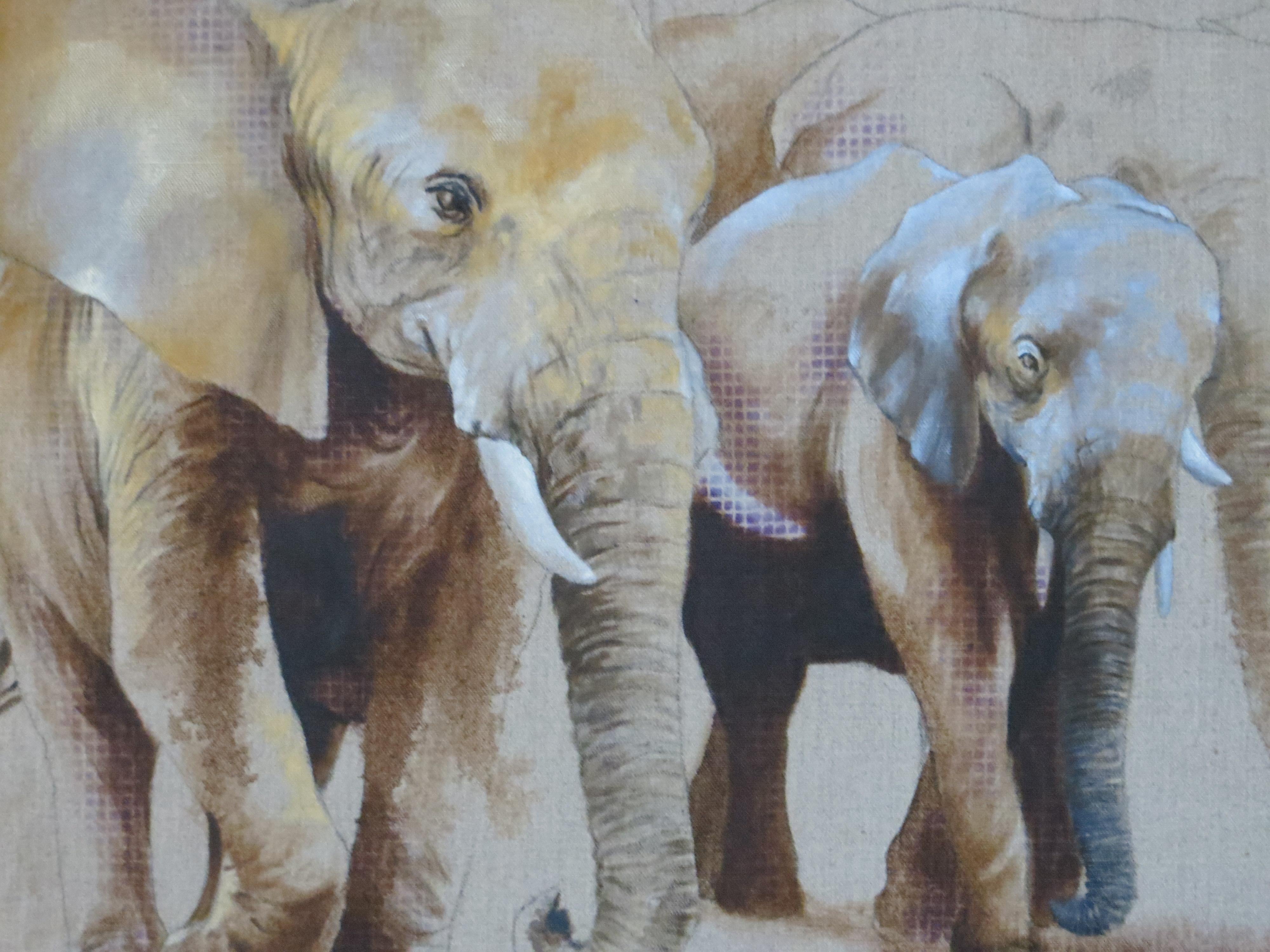 Tutti insieme - Painting Contemporaneo di FLORENCE CADENE