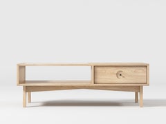 Florence Coffee Table in Ash Wood (Natural) by The Spalty Dog