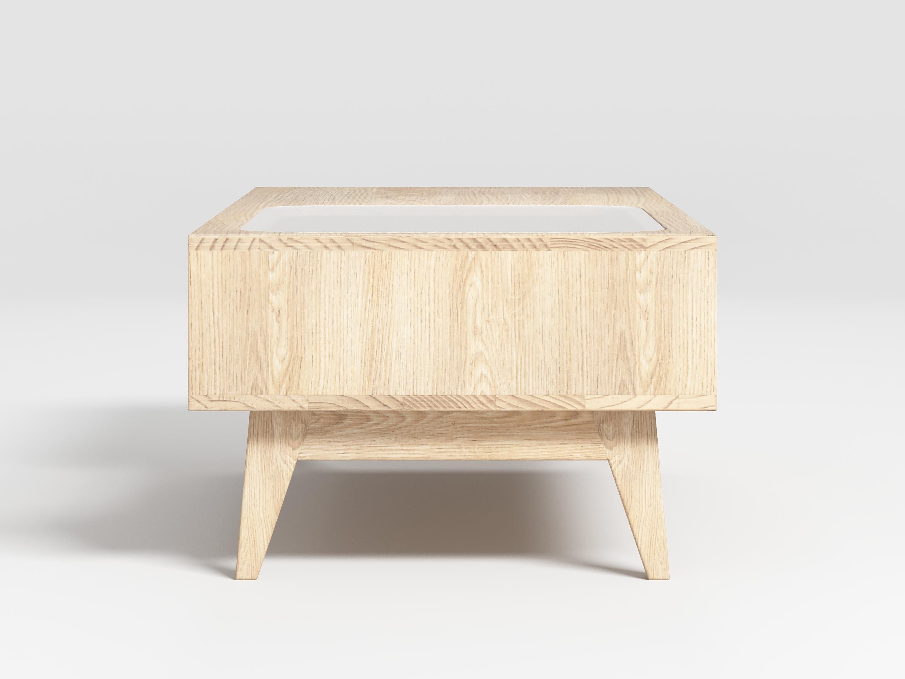 Mid-Century moderno Tavolino Florence in Wood Wood (Toad) di The Spalty Dog in vendita