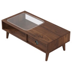 Florence Coffee Table in Walnut Wood (Toad) by The Spalty Dog