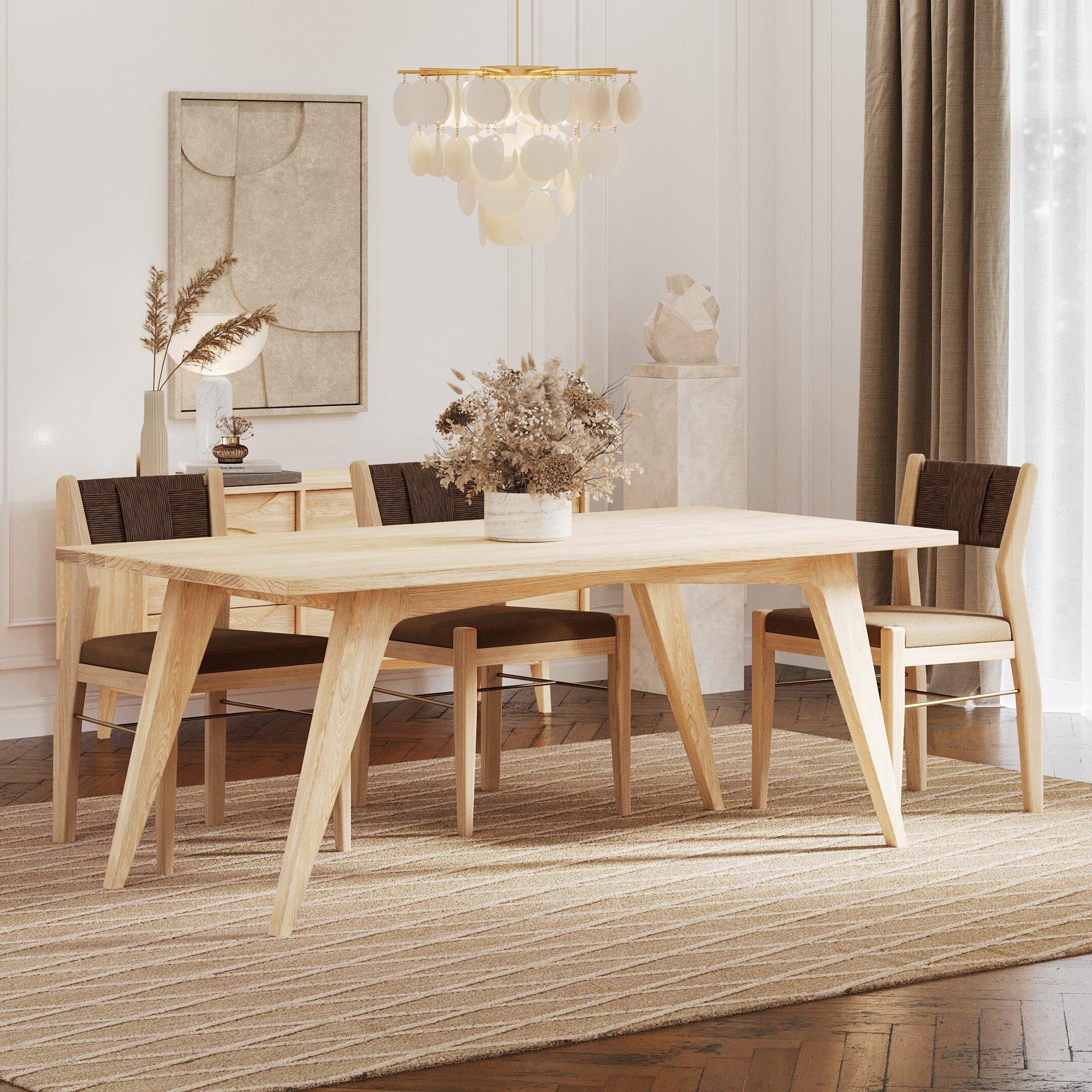 Mesa de comedor Florence de madera de fresno by The Spalty Dog Moderno de mediados de siglo en venta