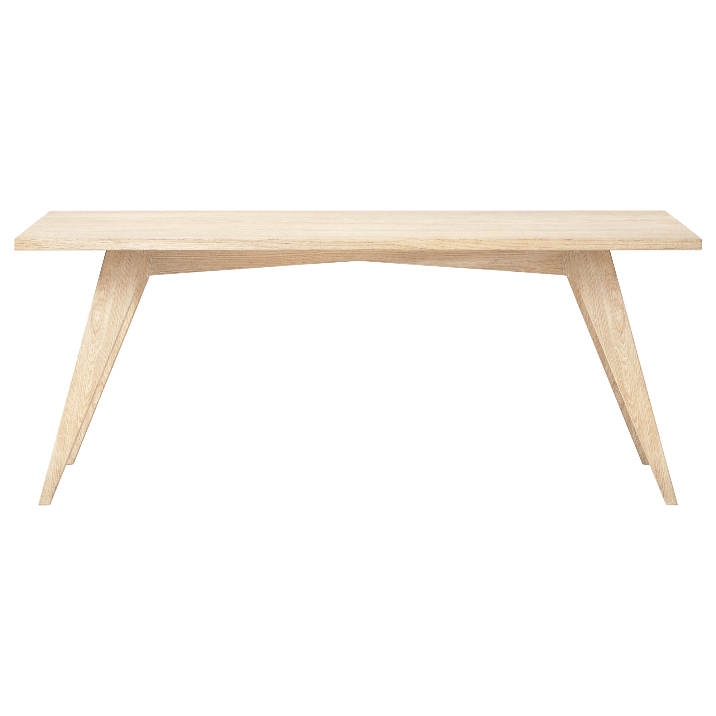 Florence Dining Table in Ash Wood by The Spalty Dog For Sale