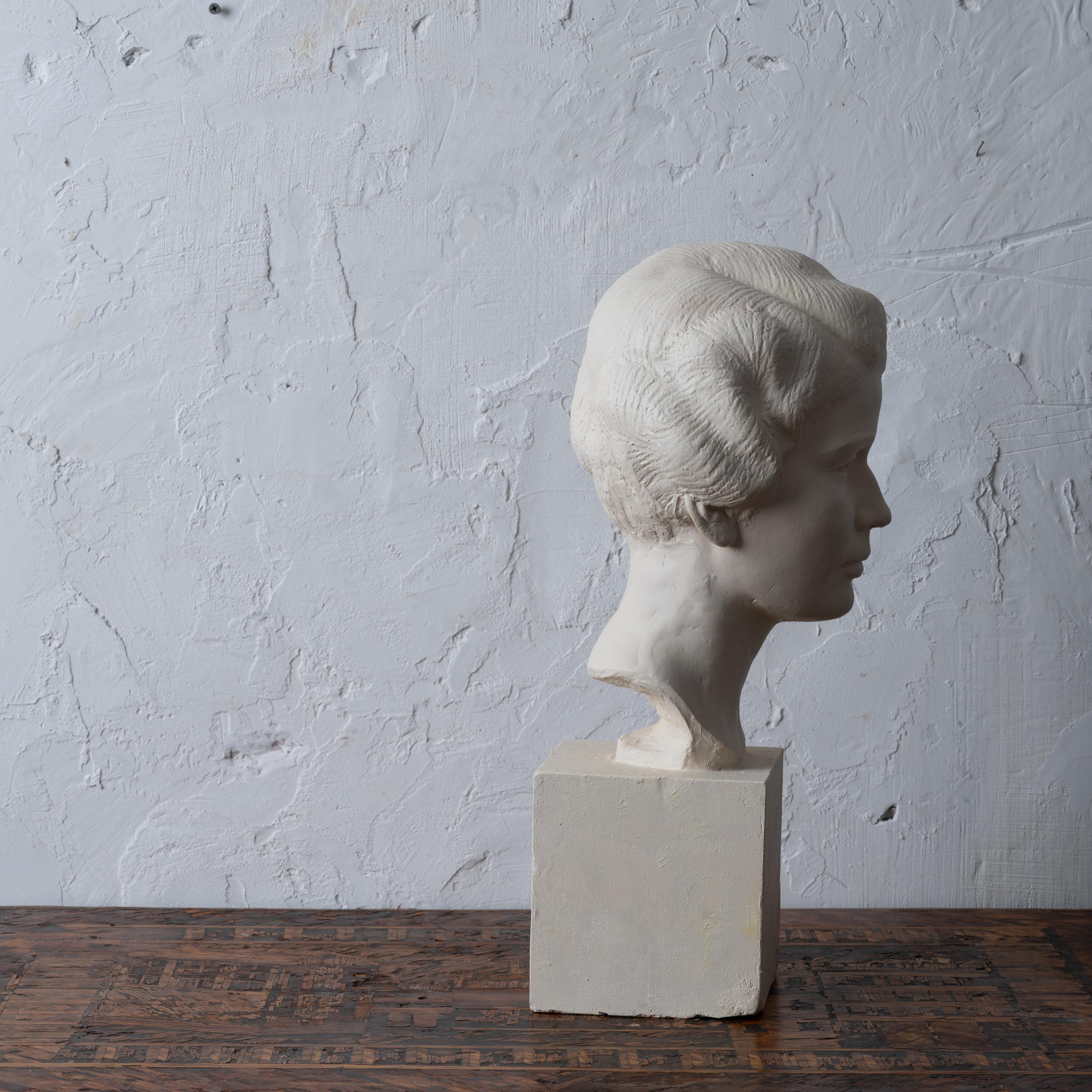 Florence Fiore Plaster Bust by Rosario Russell Fiore For Sale 5
