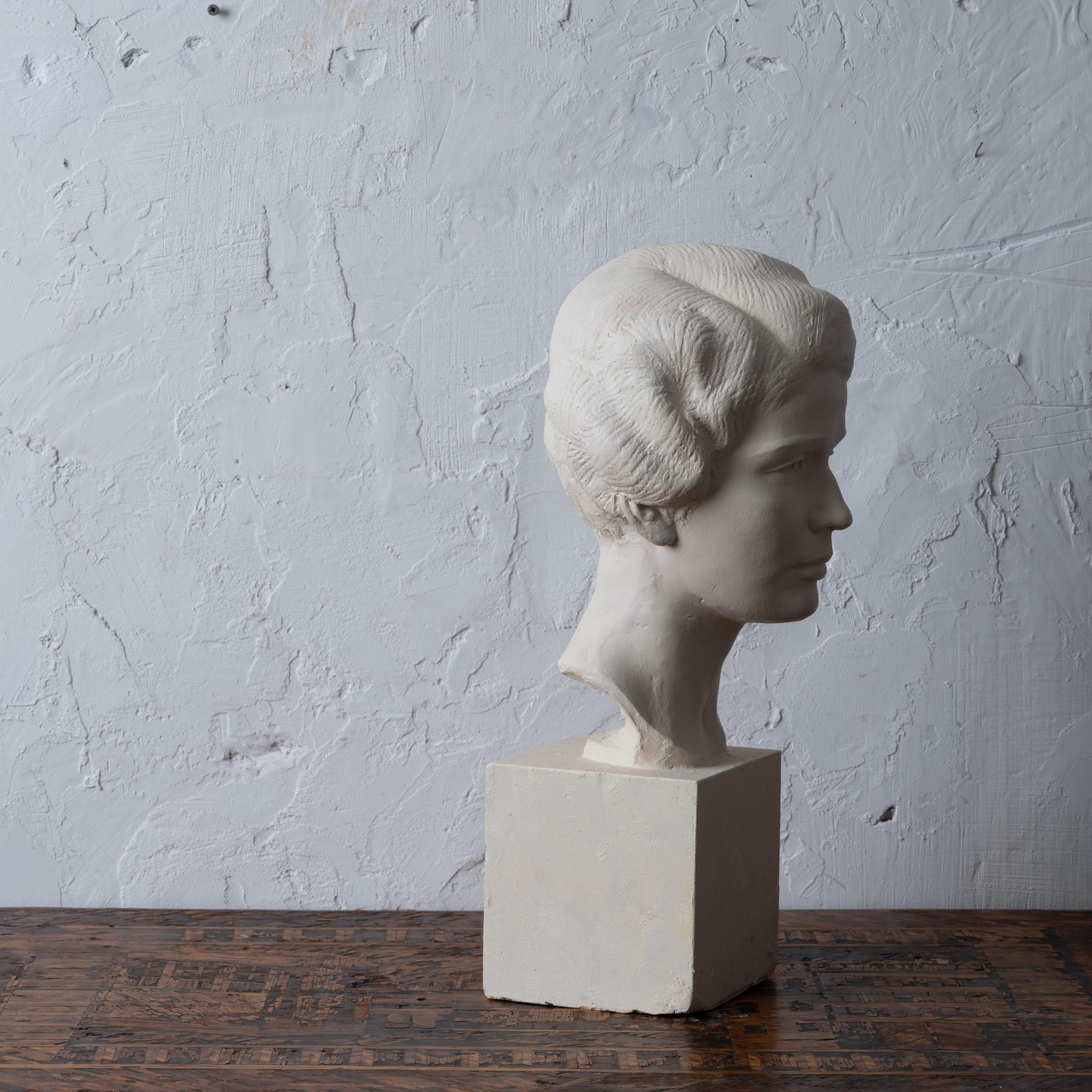 Florence Fiore Plaster Bust by Rosario Russell Fiore For Sale 6