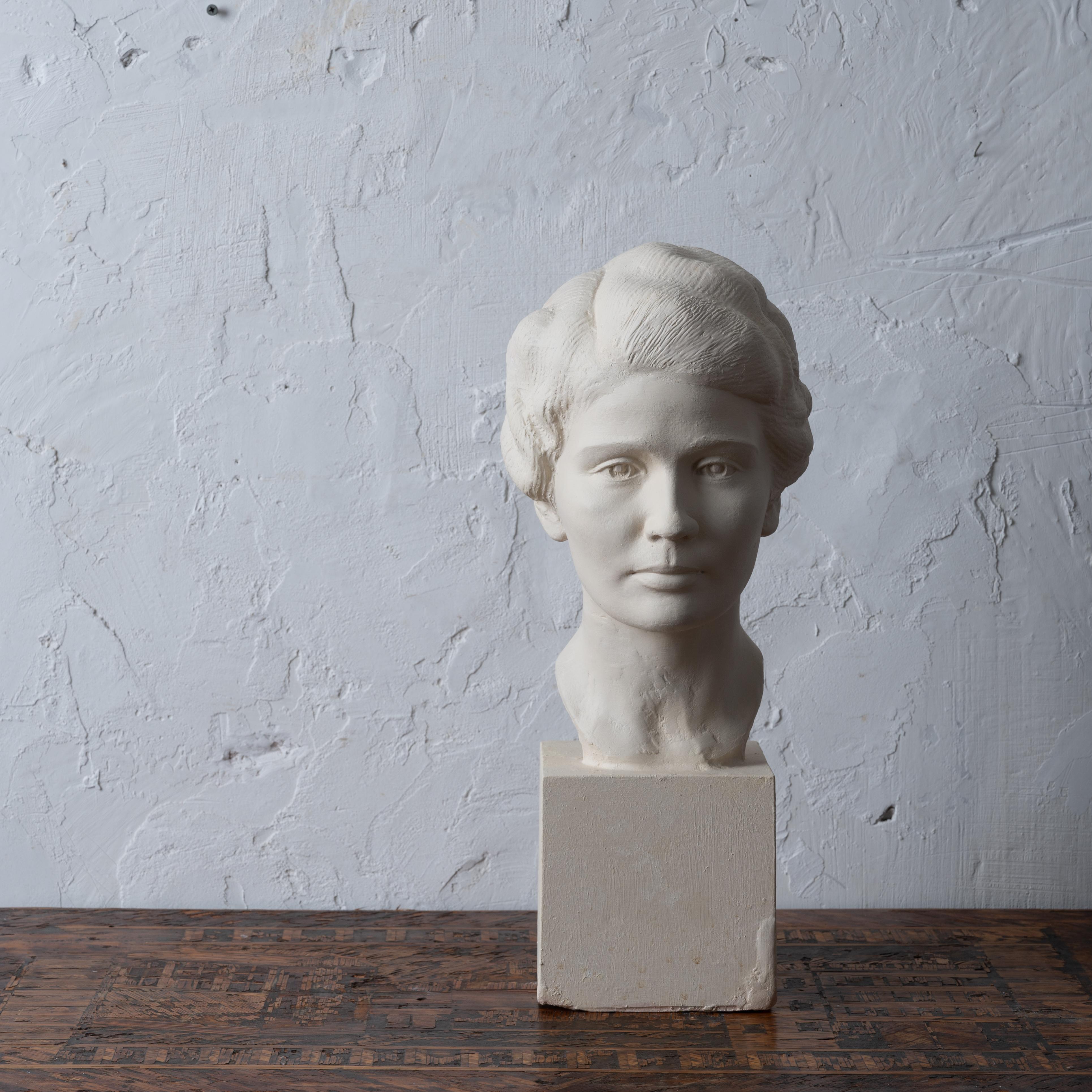 American Florence Fiore Plaster Bust by Rosario Russell Fiore For Sale