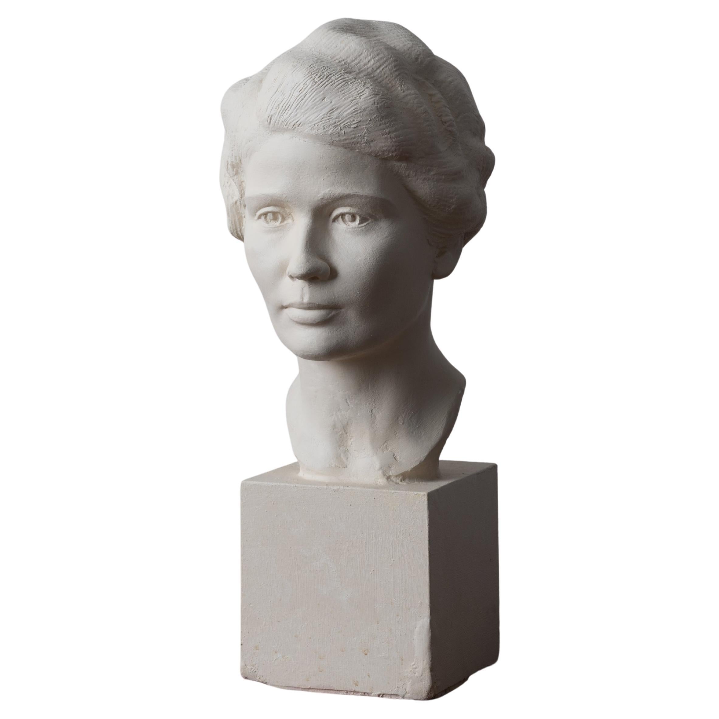 Florence Fiore Plaster Bust by Rosario Russell Fiore