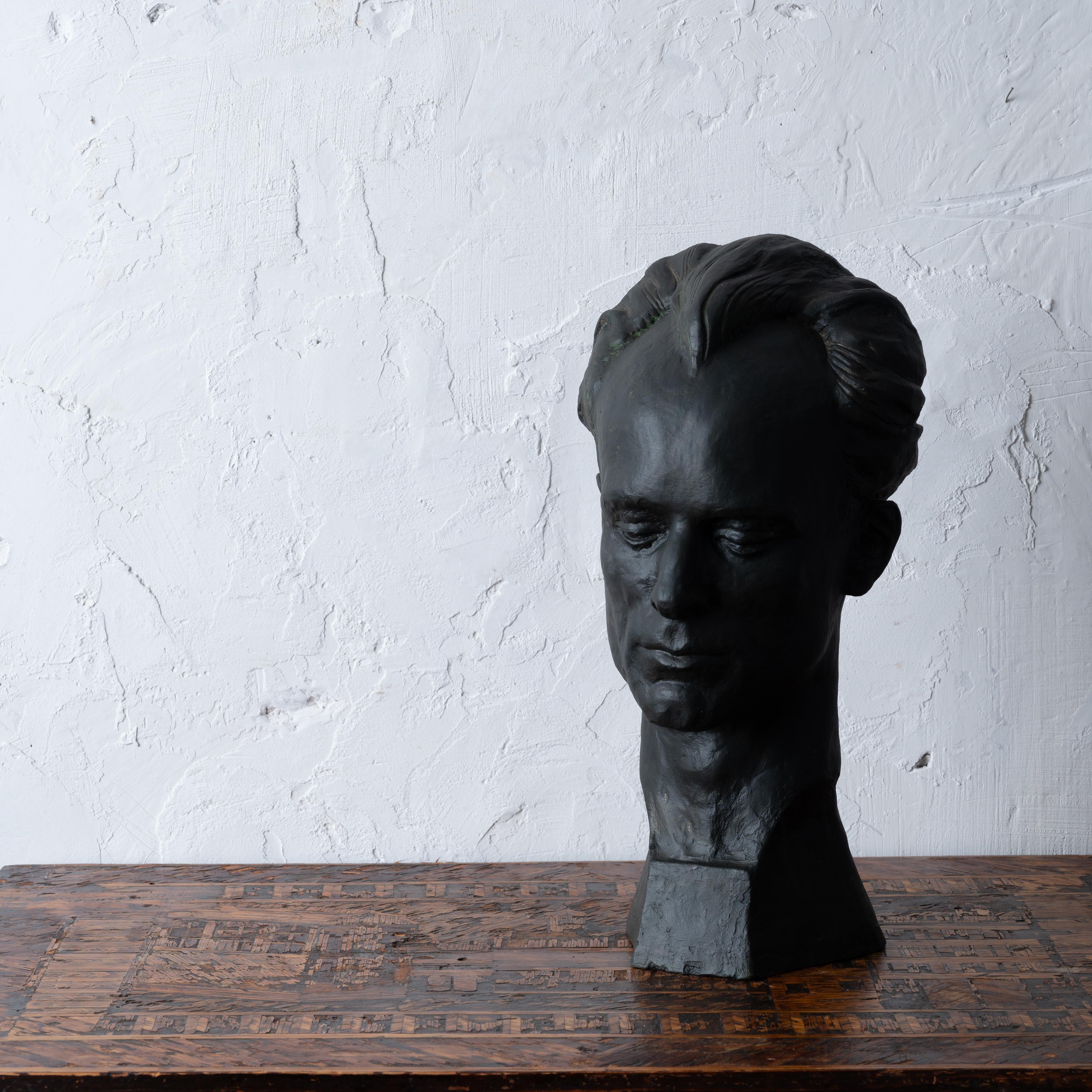 Florence Fiore
(American, 1905-1999)

A from-life plaster bust of American composer Rudolph Gruen, circa 1930s.

10 inches wide by 11 inches deep by 20 inches tall

Florence Reeve Fiore was a portrait artist and sculptor who was active on the east