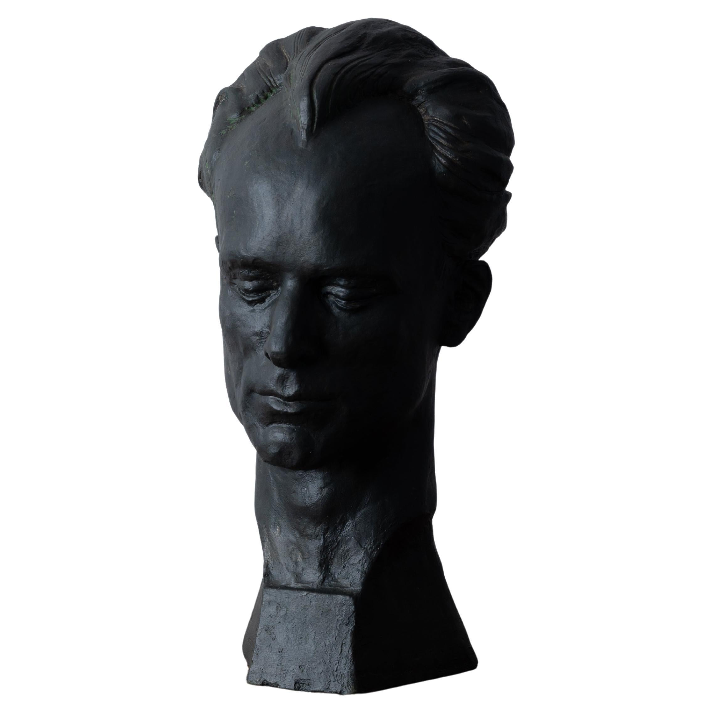 Florence Fiore - Rudolph Gruen Plaster Bust, c.1930s For Sale