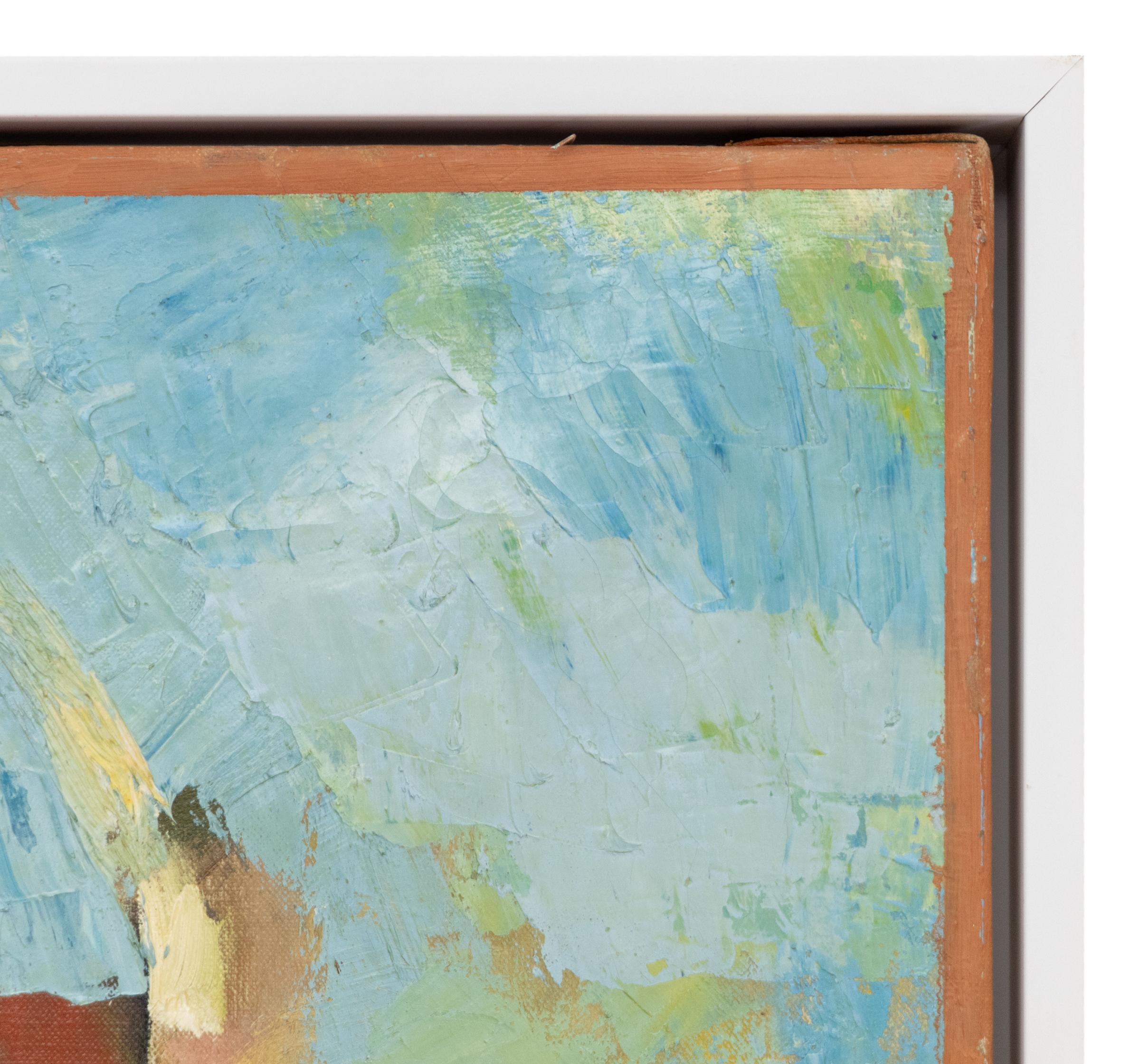 Colorful Abstract Expressionist Oil by Florence V. Mercolino Graziano For Sale 3