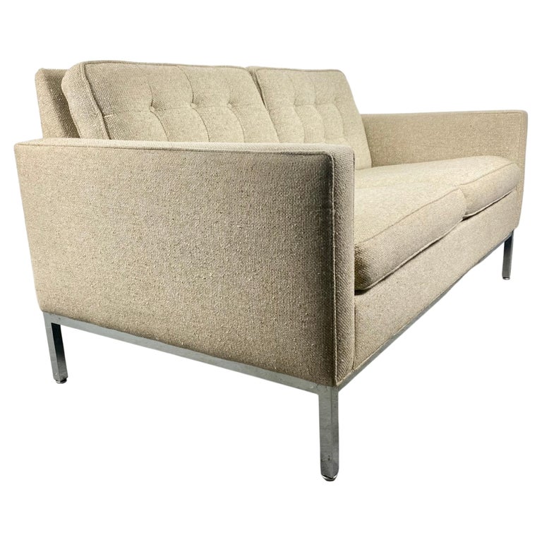 Florence Knoll 2-Seater Sofa, Classic Mid Century Modern, Knoll For Sale