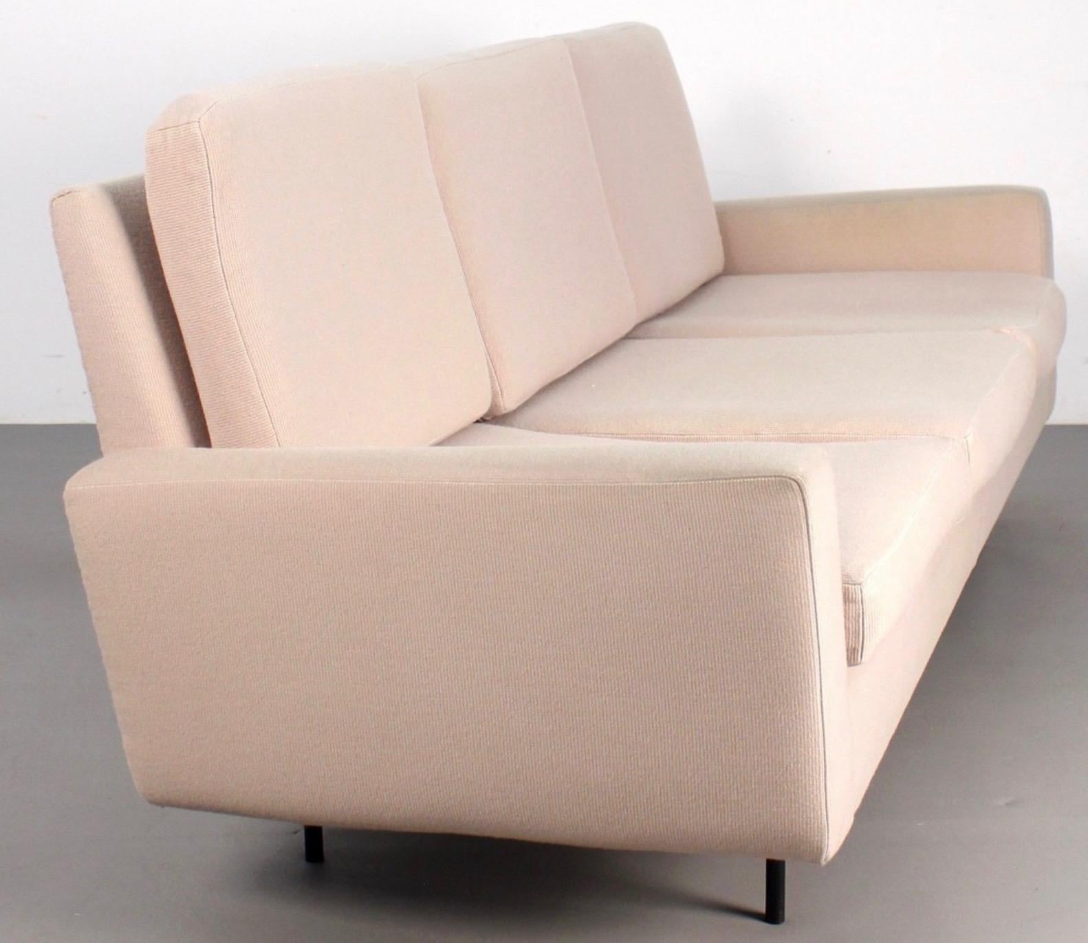 Fabric Florence Knoll 3-Seat Sofa For Sale