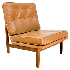 Florence Knoll 51W Lounge Chair in Leather