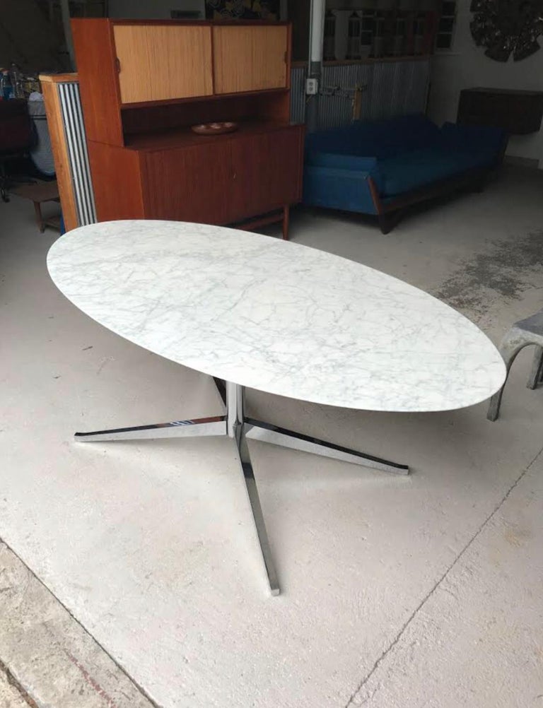 Florence Knoll Marble Dining Table Knoll At 1stdibs