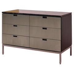 Armoire Florence Knoll en aluminium, métal et marbre, Knoll International, années 1960