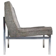 Florence Knoll, Loungesessel aus Aluminium