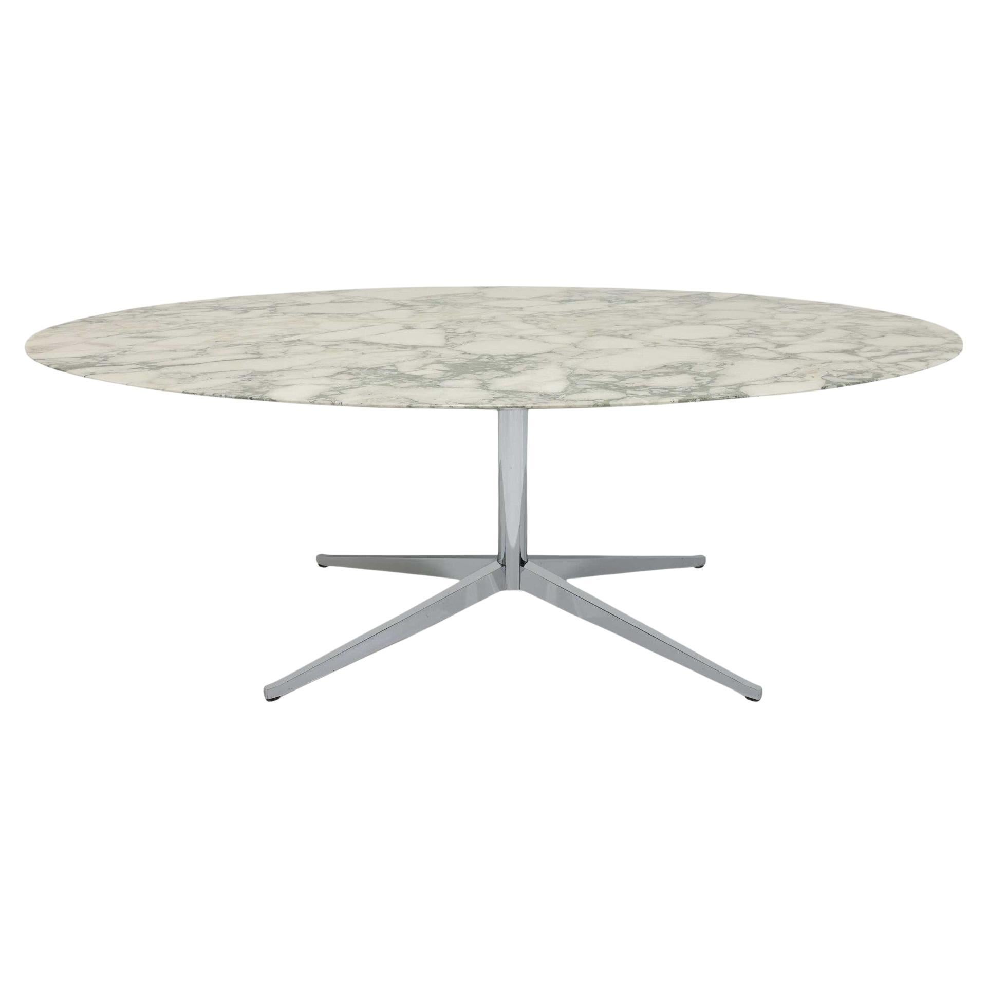 Table ou bureau Arabescato Florence Knoll en vente