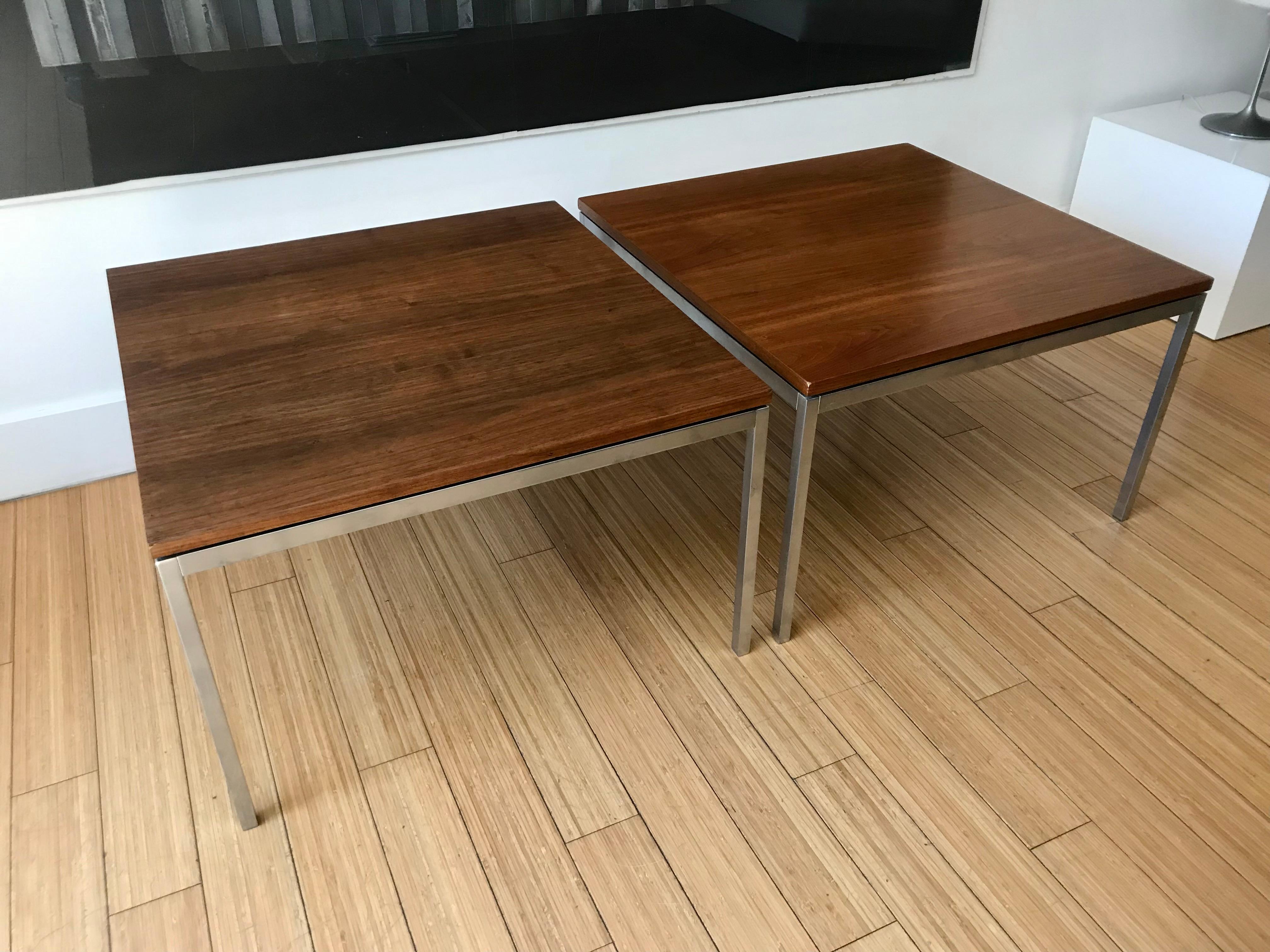 Florence Knoll Architectural Occasional Tables, 1960s For Sale at 1stDibs
