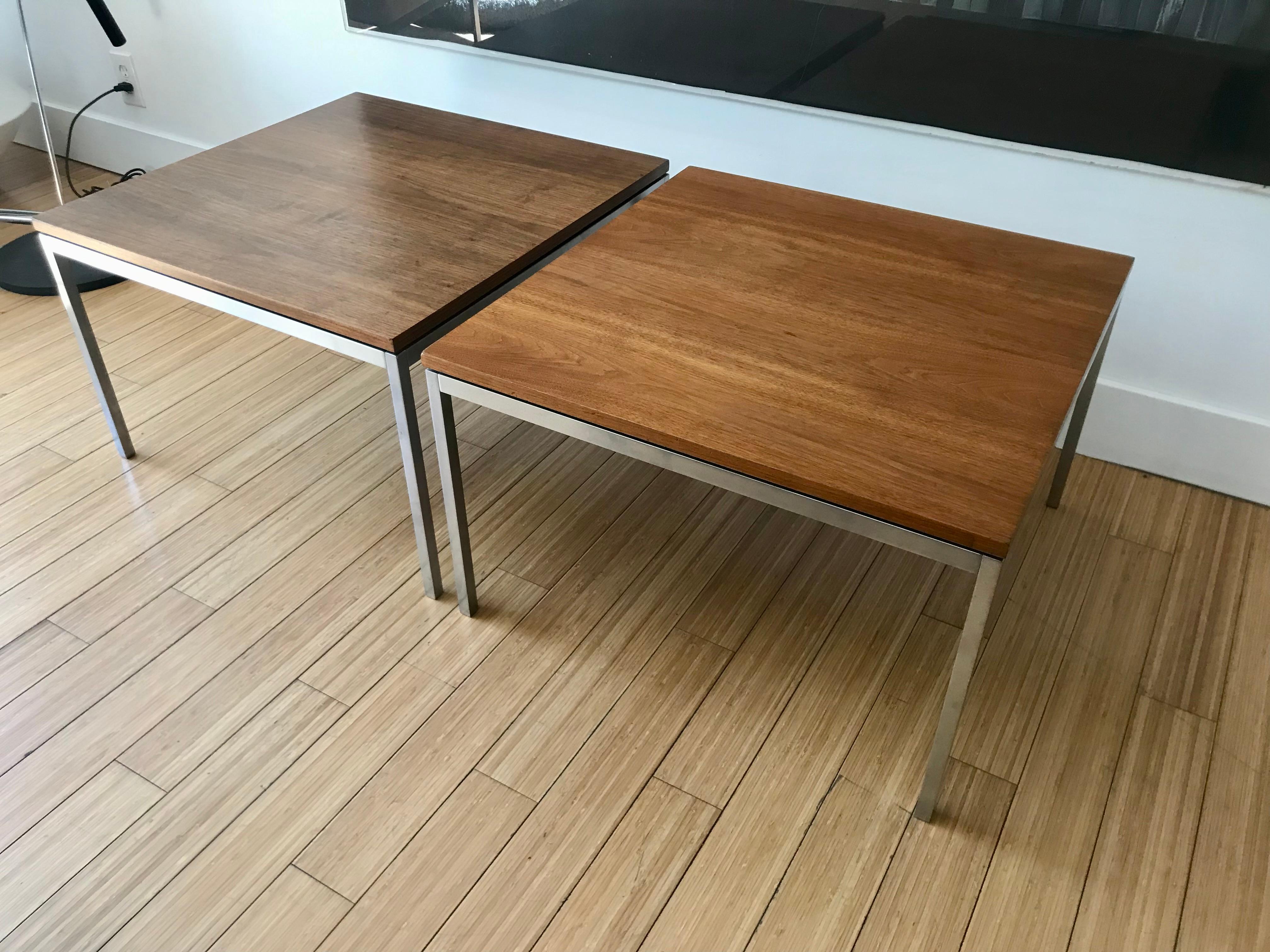 Florence Knoll Architectural Occasional Tables, 1960s For Sale at 1stDibs