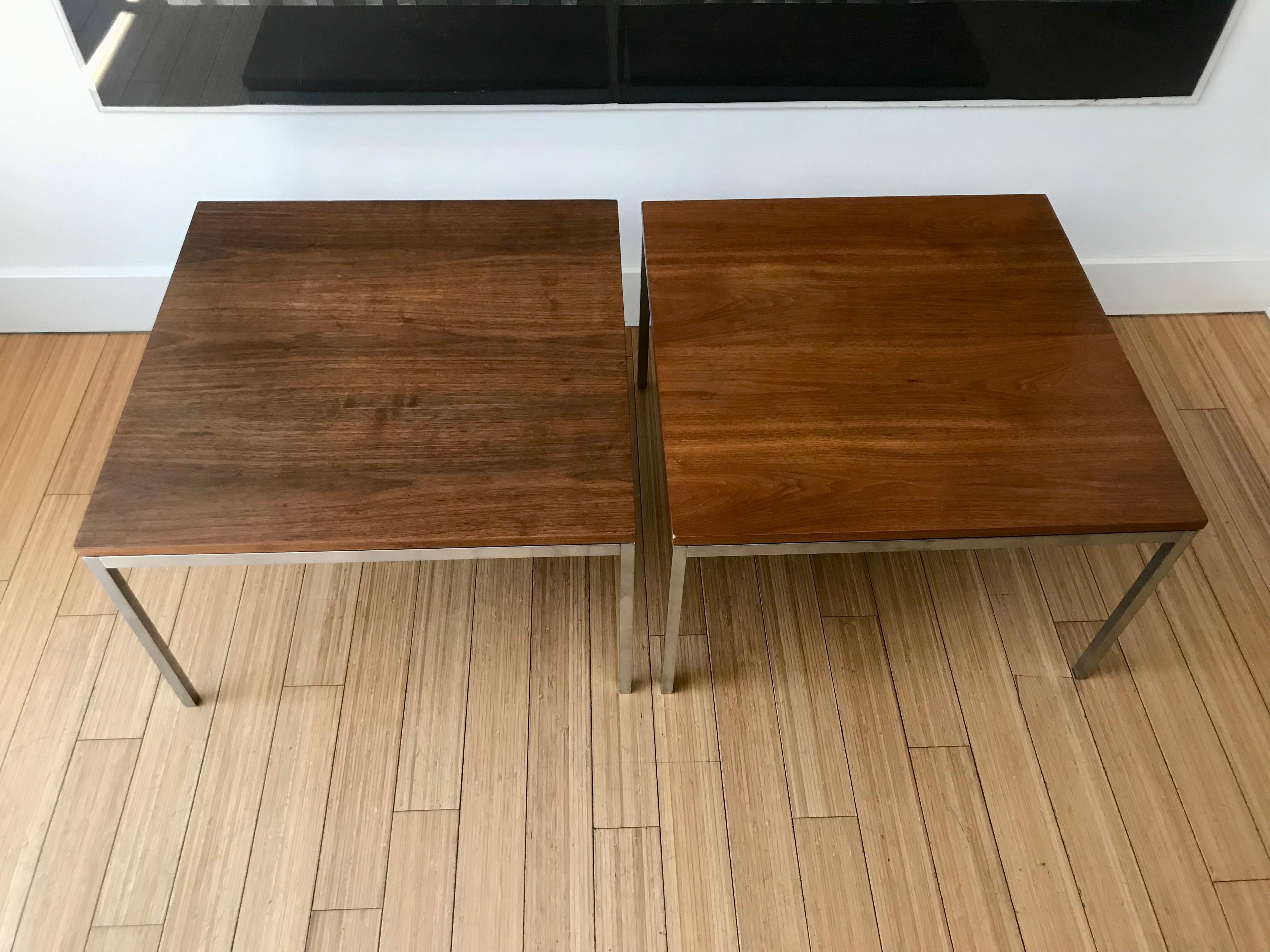 Florence Knoll Architectural Occasional Tables, 1960s For Sale at 1stDibs