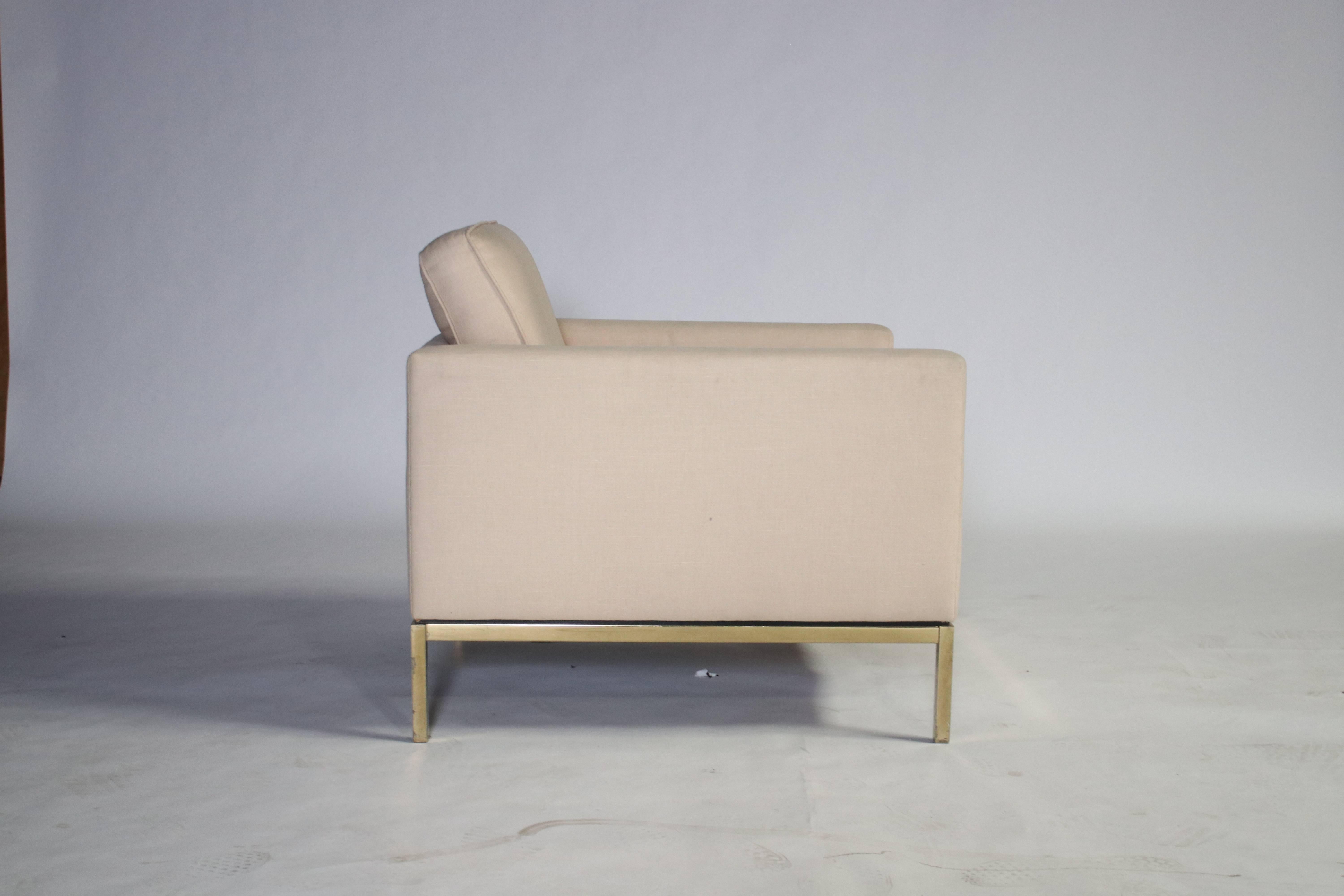 Florence Knoll Armchair In Good Condition For Sale In Chicago, IL