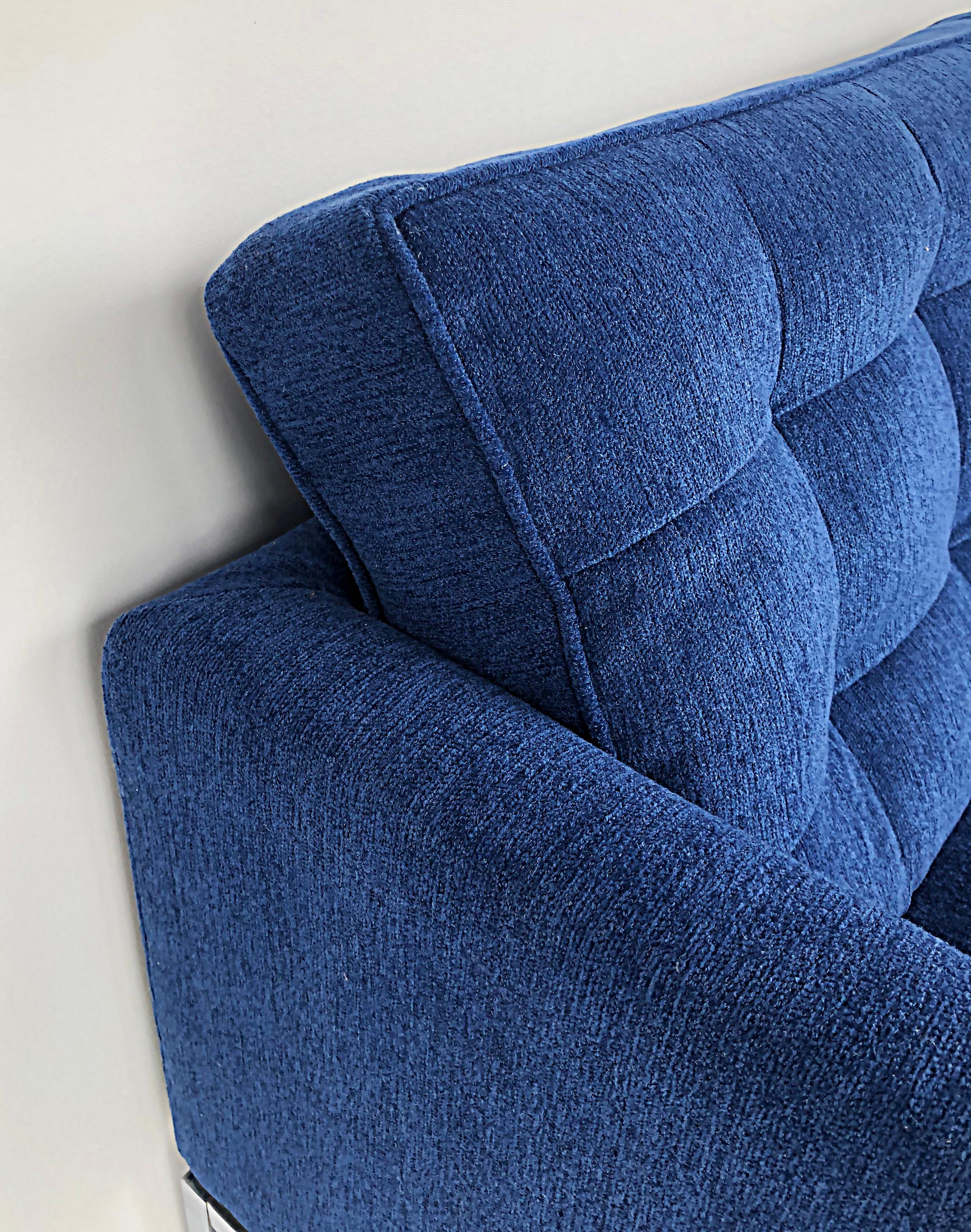 Florence Knoll Associates Mid-Century Sofa, New Kravet Fabric Upholstery 2