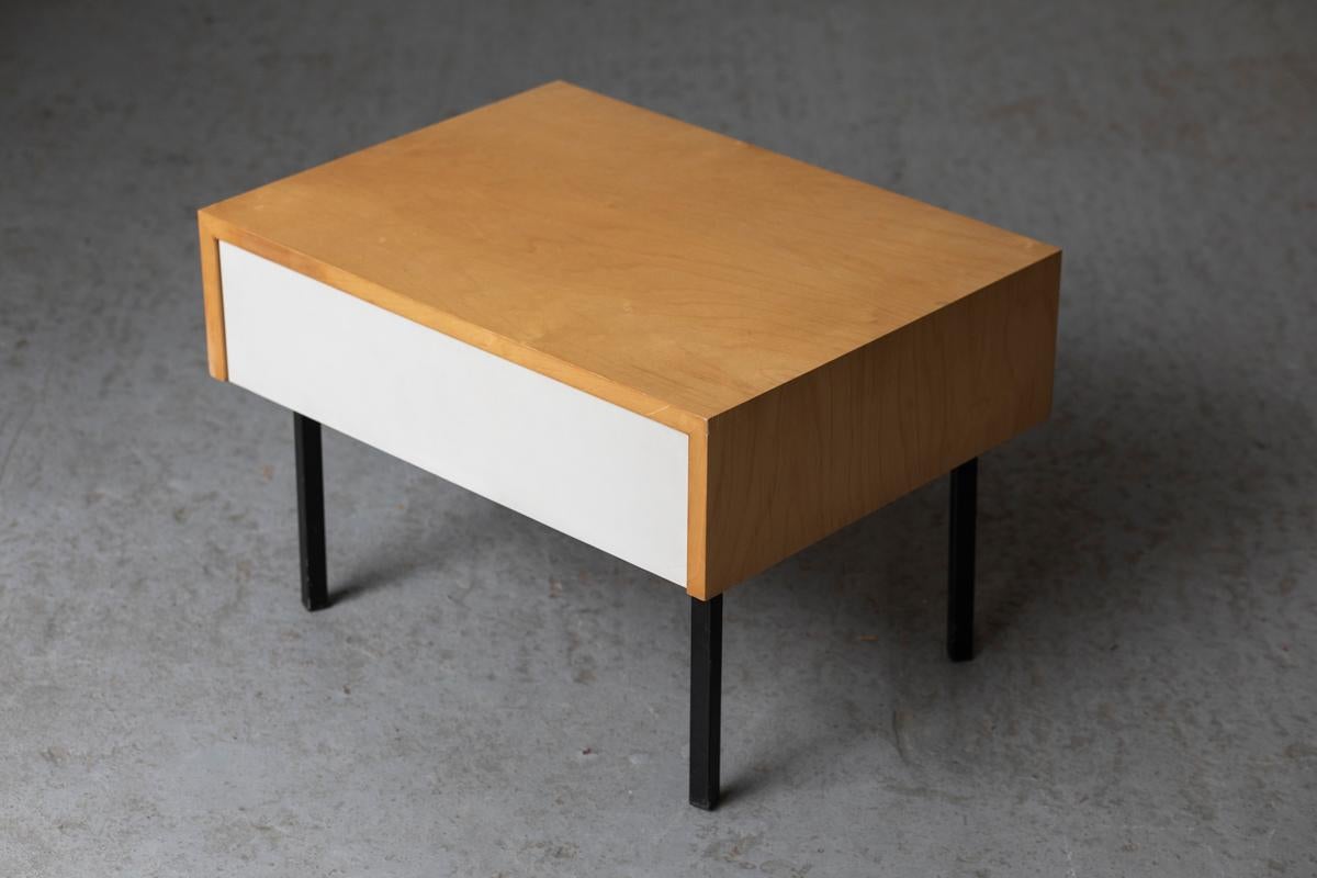 Florence Knoll Bassett Nightstand, produced by Knoll International, Germany, 50s In Good Condition In Antwerpen, BE