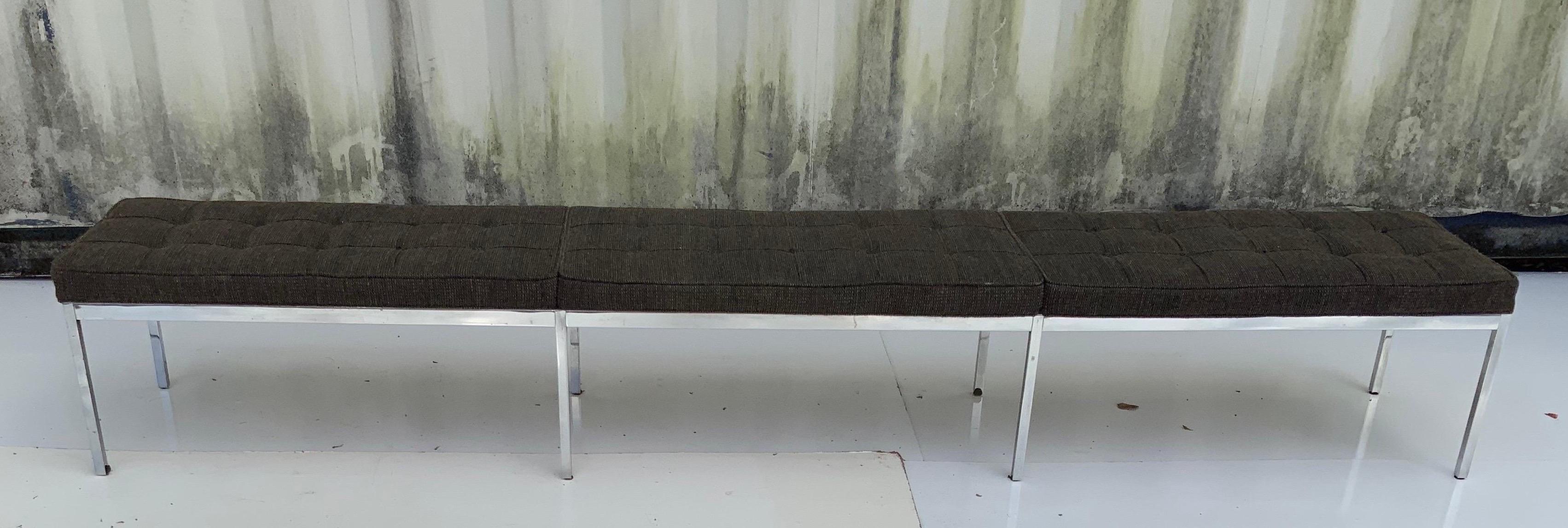 Mid-Century Modern Florence Knoll Bench For Sale
