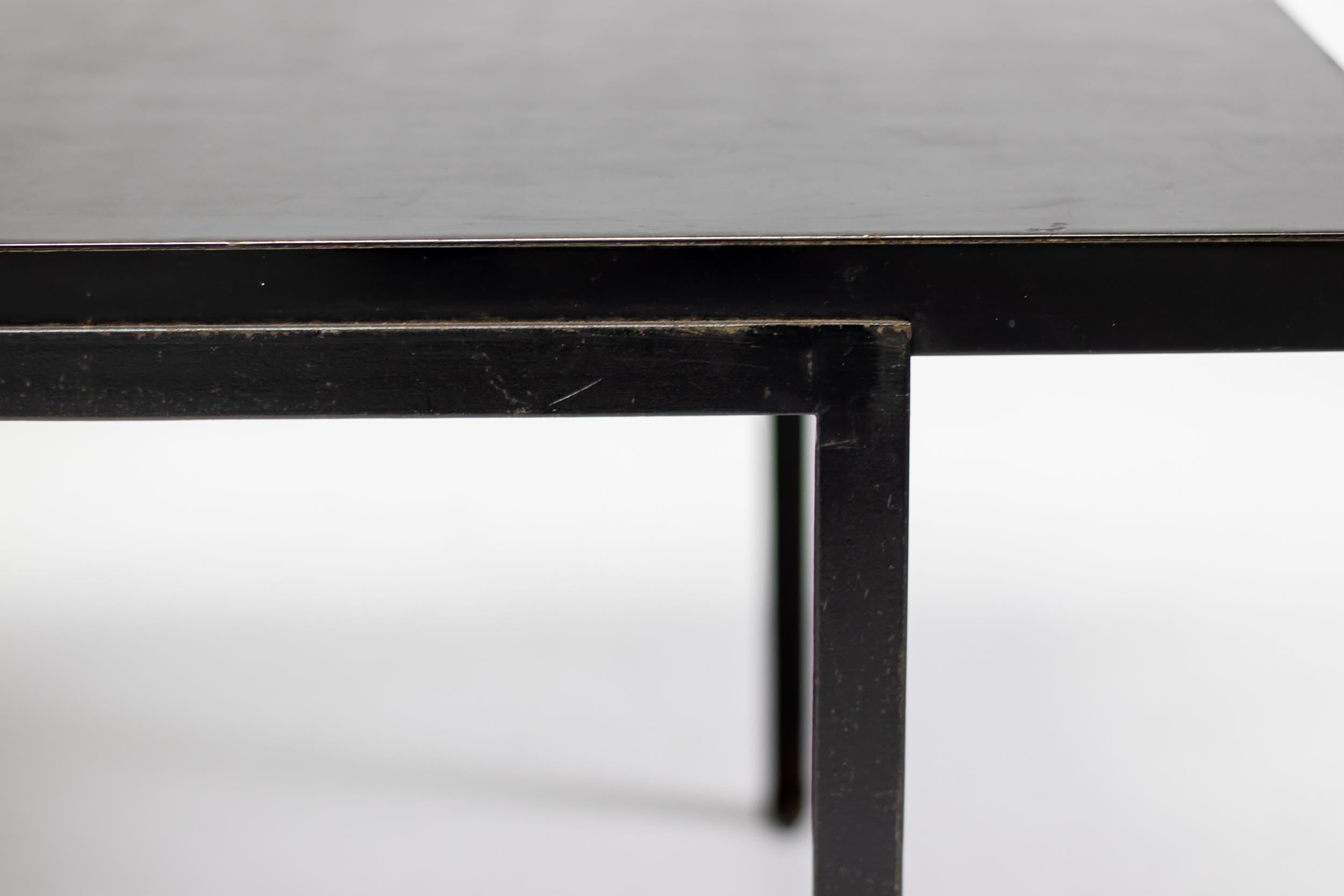 Florence Knoll Black Coffee Table For Sale at 1stDibs