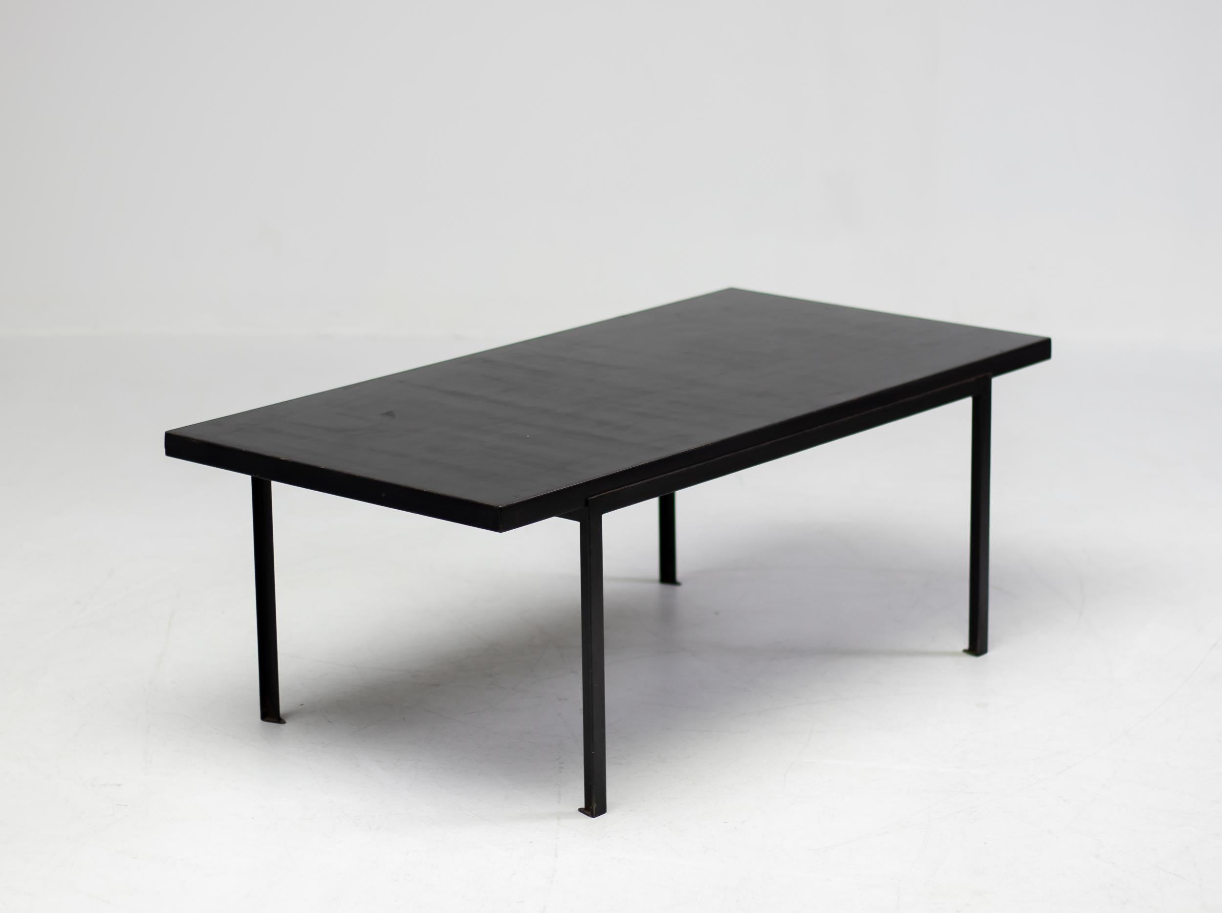 Steel Florence Knoll Black Coffee Table