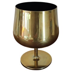 Florence Knoll Brass Flower Vase, Mid-Century Modern