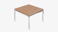 Florence Knoll Coffee Side Table in Brown Marble