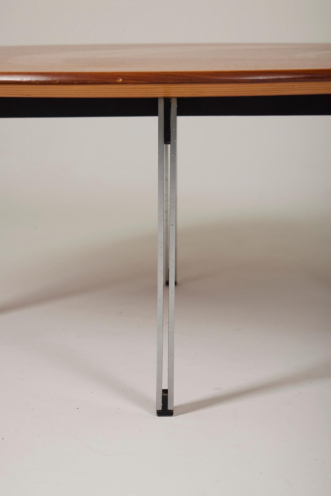 Florence Knoll Couchtisch, 1950er Jahre (Metall) im Angebot