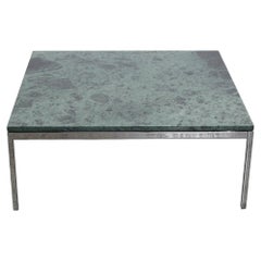Florence Knoll Coffee Table with Verde Alpi Marble Top