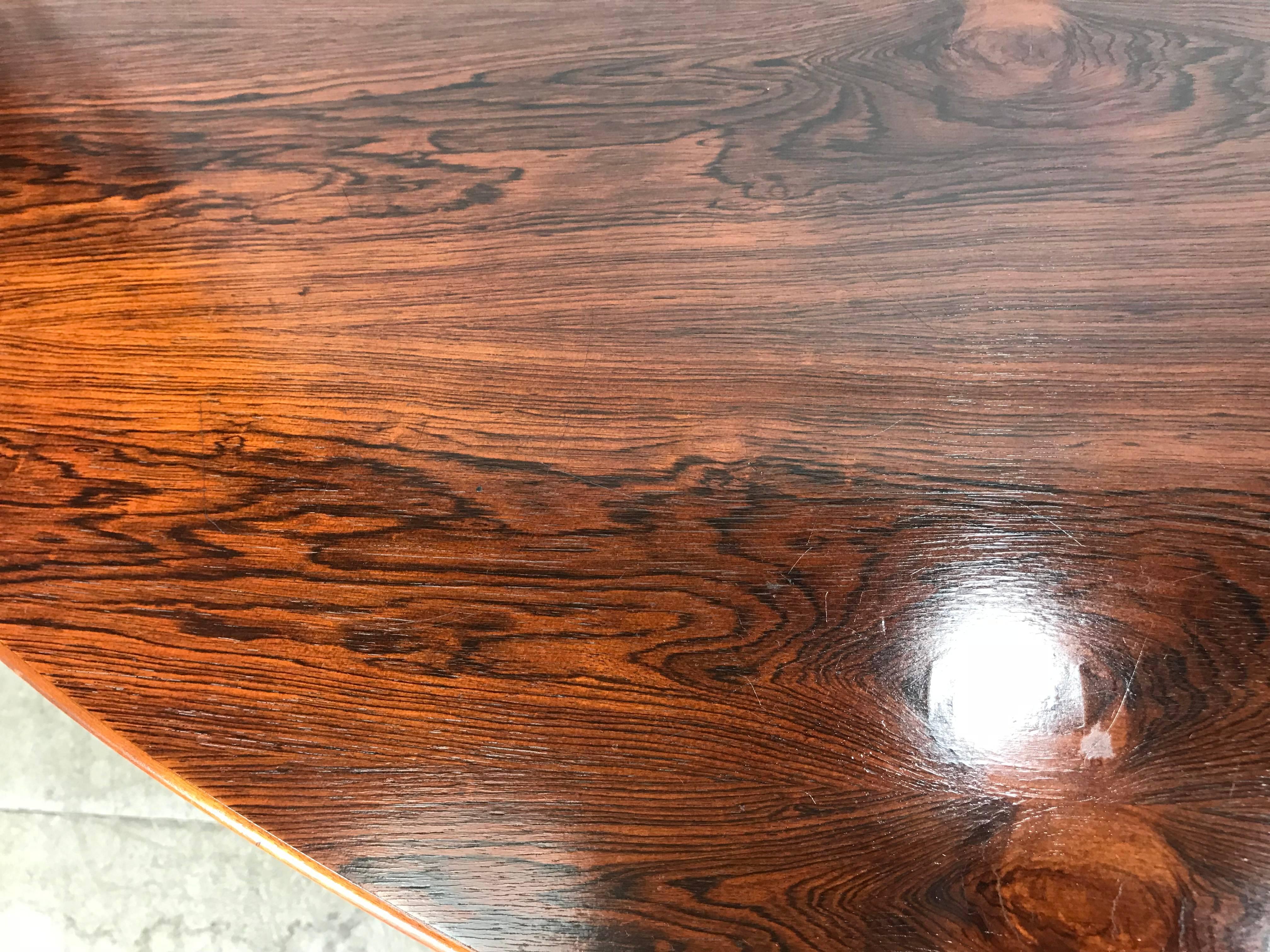 American Florence Knoll Conference or Dining Table, Rosewood Top for Knoll